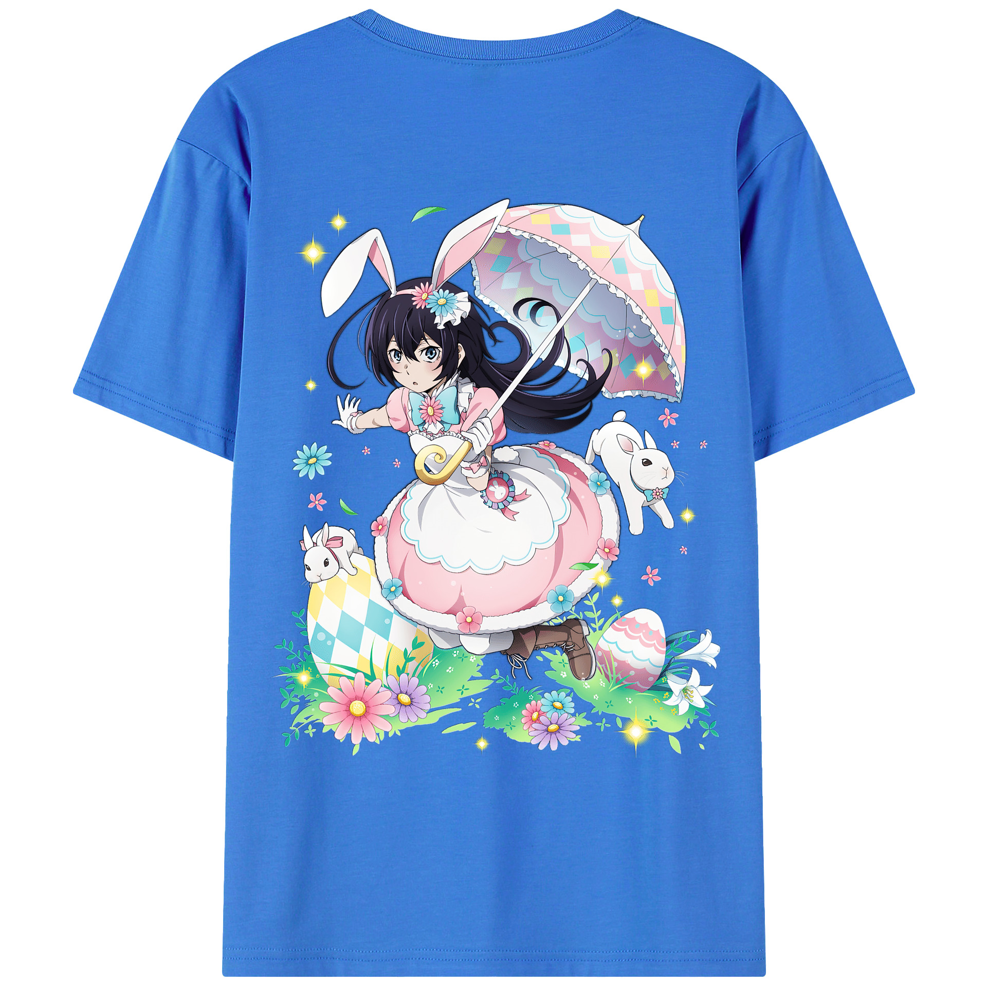 （画像用） 文豪ストレイドッグス Bungo Stray Dogs 綿100％ メンズ半袖Tシャツ（バックプリント） 通気性