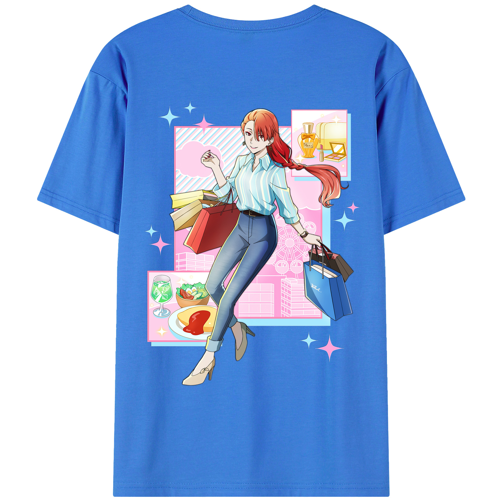 （画像用） 文豪ストレイドッグス Bungo Stray Dogs 綿100％ メンズ半袖Tシャツ（バックプリント） 通気性