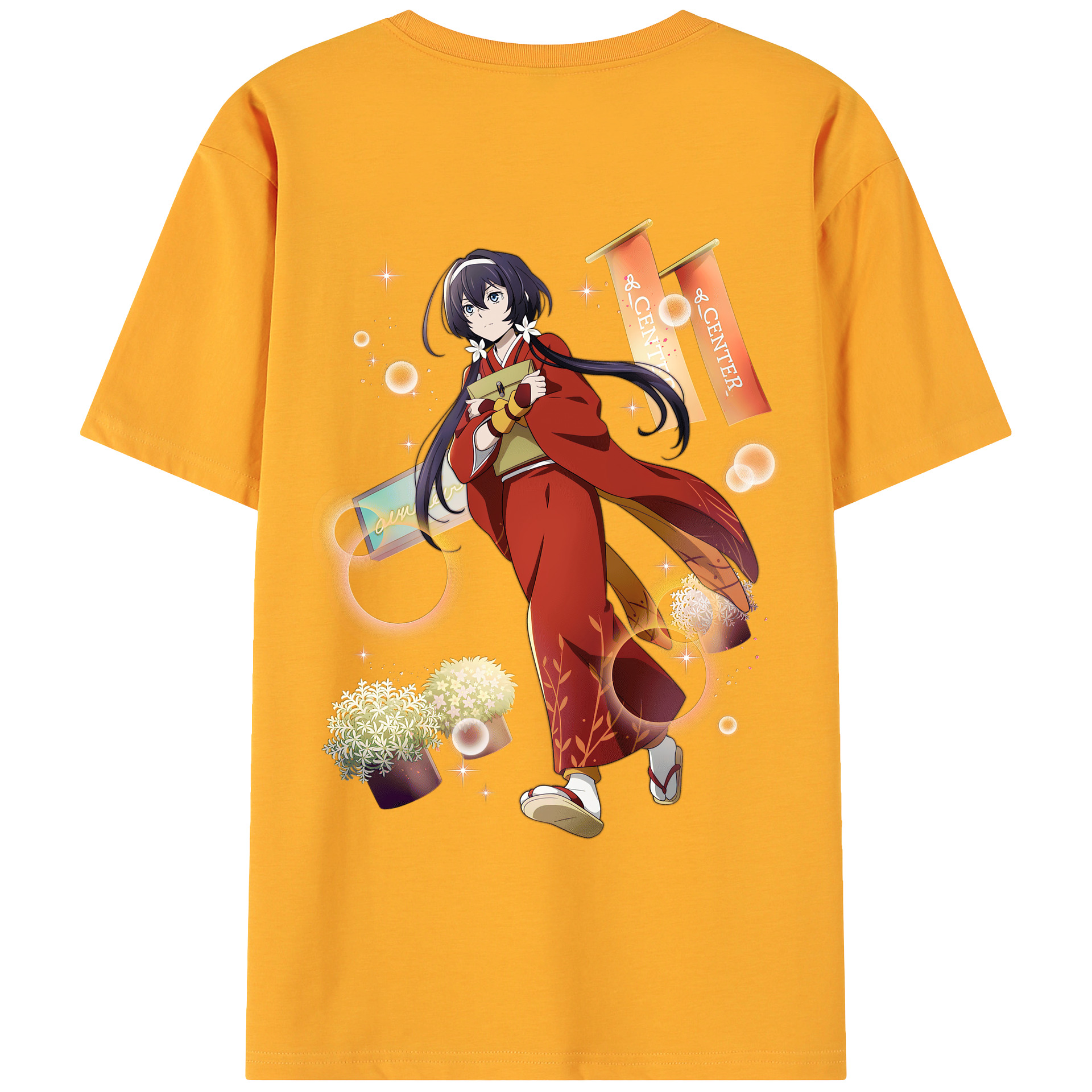 （画像用） 文豪ストレイドッグス Bungo Stray Dogs 綿100％ メンズ半袖Tシャツ（バックプリント） 通気性