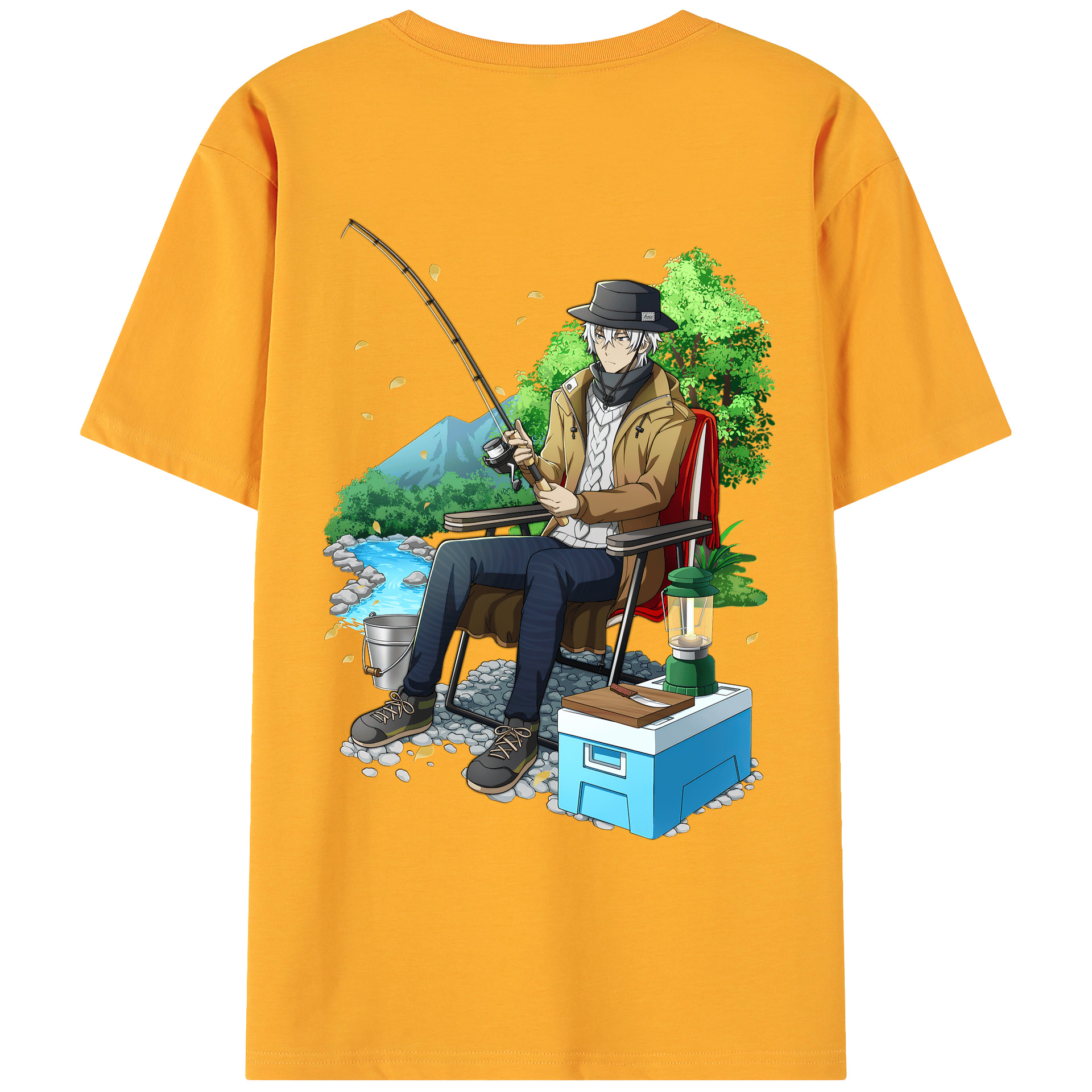 （画像用） 文豪ストレイドッグス Bungo Stray Dogs 綿100％ メンズ半袖Tシャツ（バックプリント） 通気性
