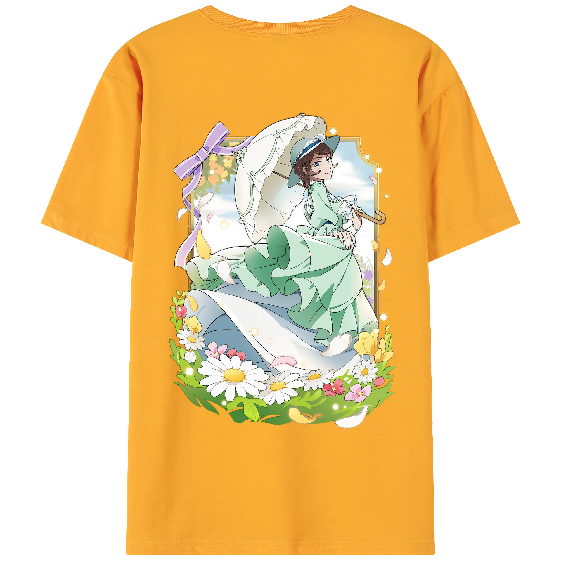 （画像用） 文豪ストレイドッグス Bungo Stray Dogs 綿100％ メンズ半袖Tシャツ（バックプリント） 通気性