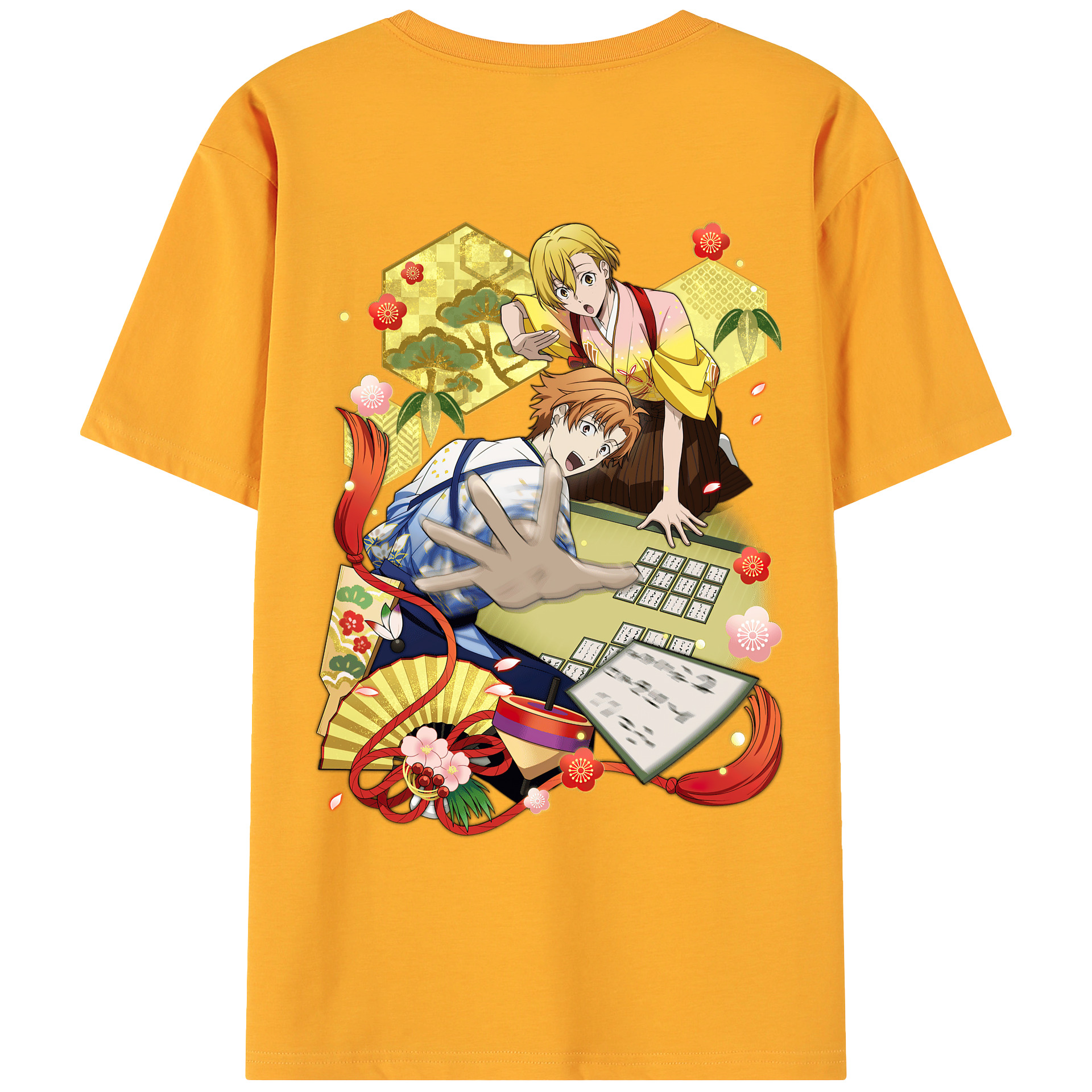（画像用） 文豪ストレイドッグス Bungo Stray Dogs 綿100％ メンズ半袖Tシャツ（バックプリント） 通気性