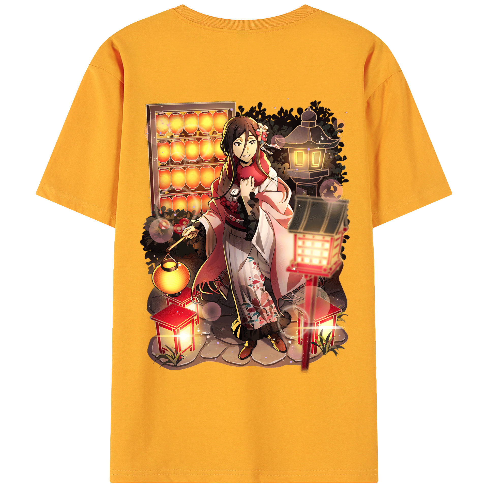 （画像用） 文豪ストレイドッグス Bungo Stray Dogs 綿100％ メンズ半袖Tシャツ（バックプリント） 通気性