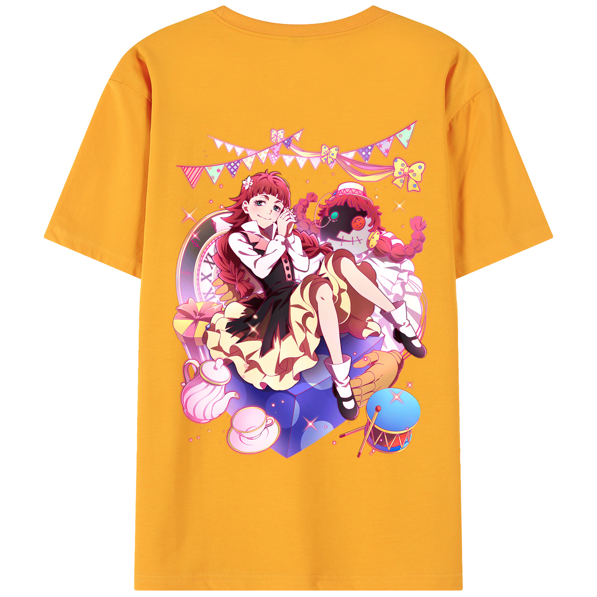 文豪ストレイドッグス Bungo Stray Dogs 綿100％ メンズ半袖Tシャツ（バックプリント） 通気性