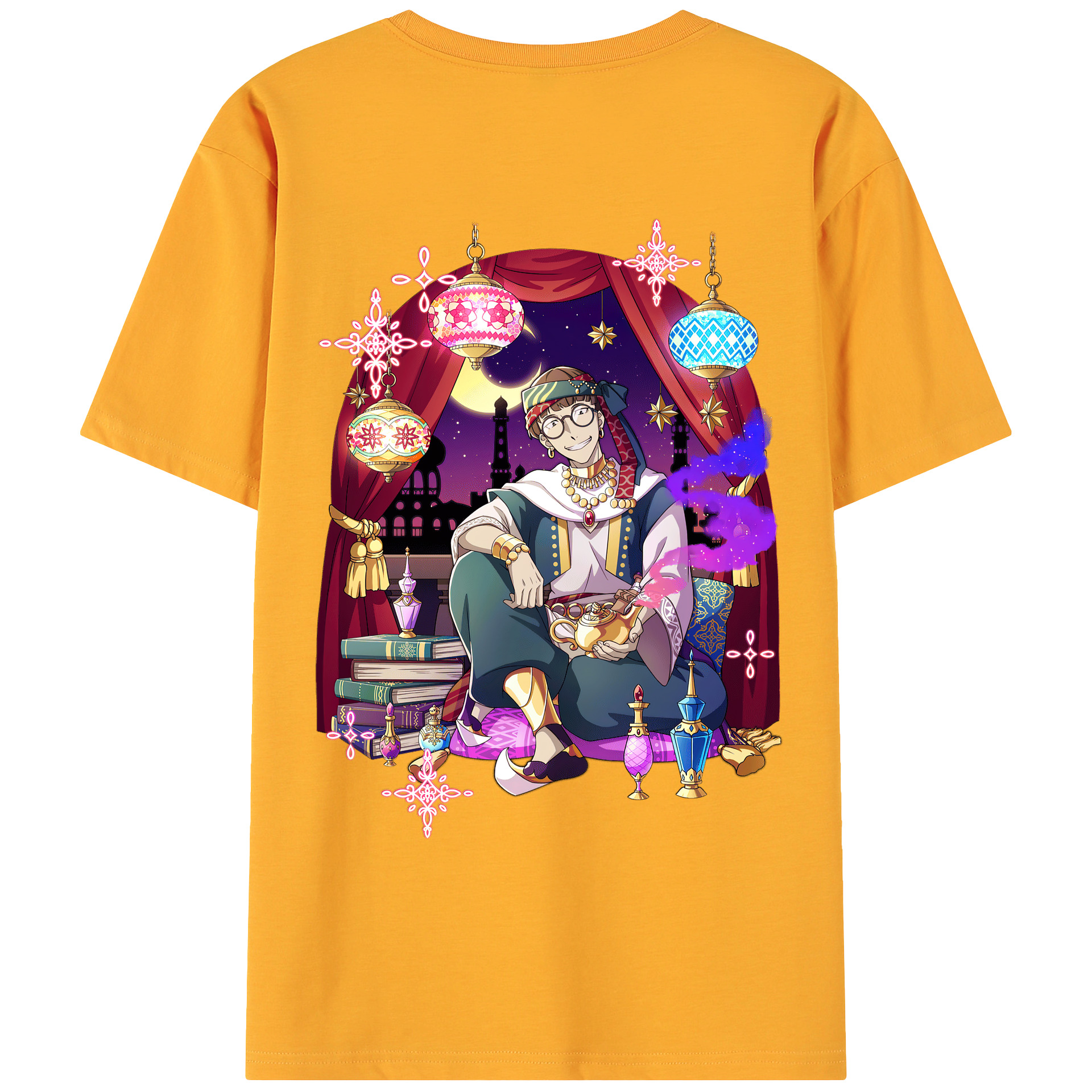 （画像用） 文豪ストレイドッグス Bungo Stray Dogs 綿100％ メンズ半袖Tシャツ（バックプリント） 通気性