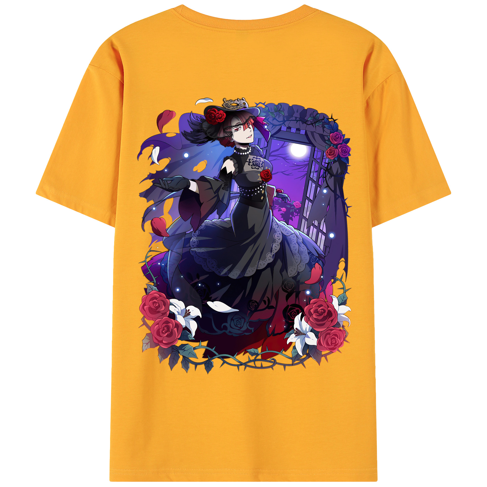 （画像用） 文豪ストレイドッグス Bungo Stray Dogs 綿100％ メンズ半袖Tシャツ（バックプリント） 通気性