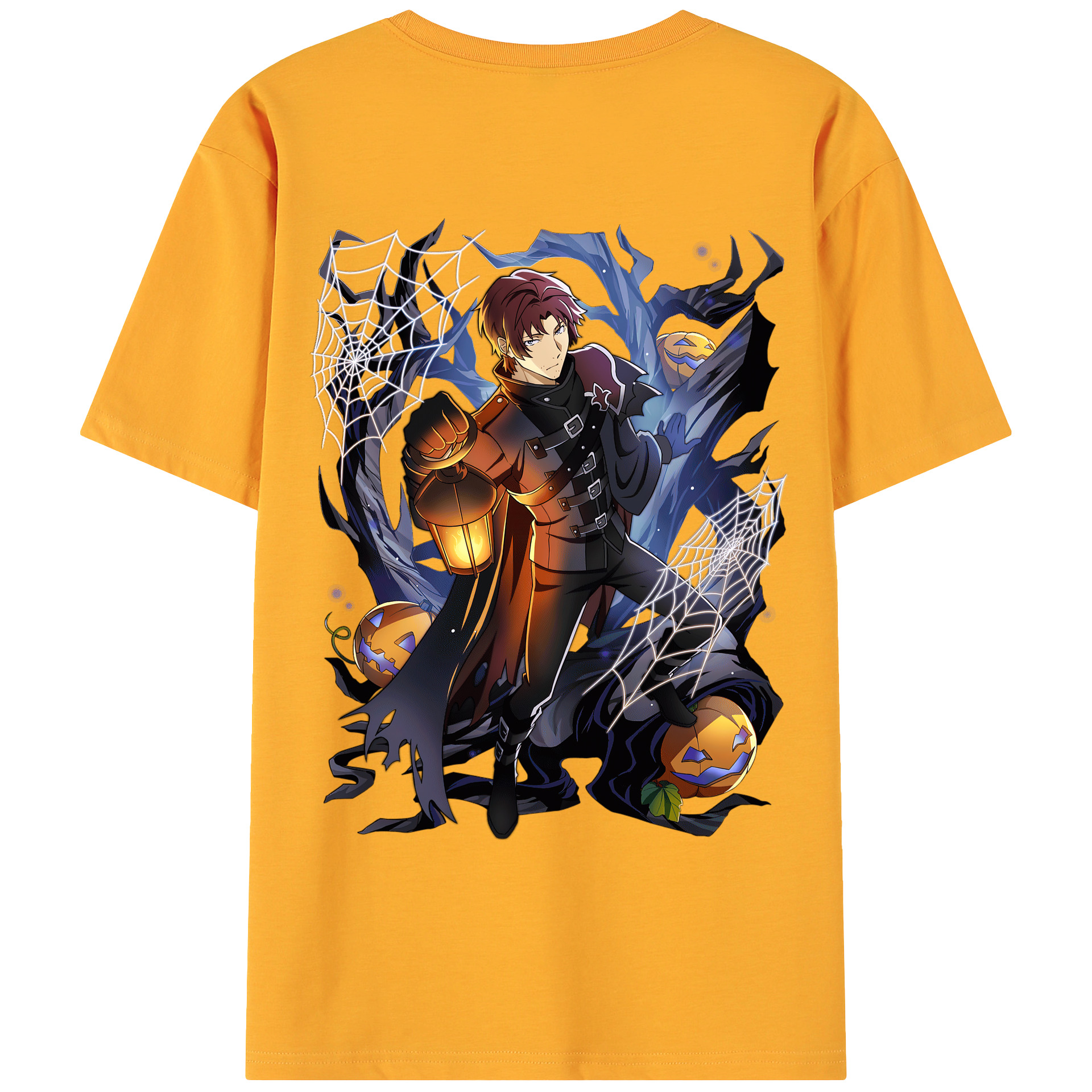 （画像用） 文豪ストレイドッグス Bungo Stray Dogs 綿100％ メンズ半袖Tシャツ（バックプリント） 通気性