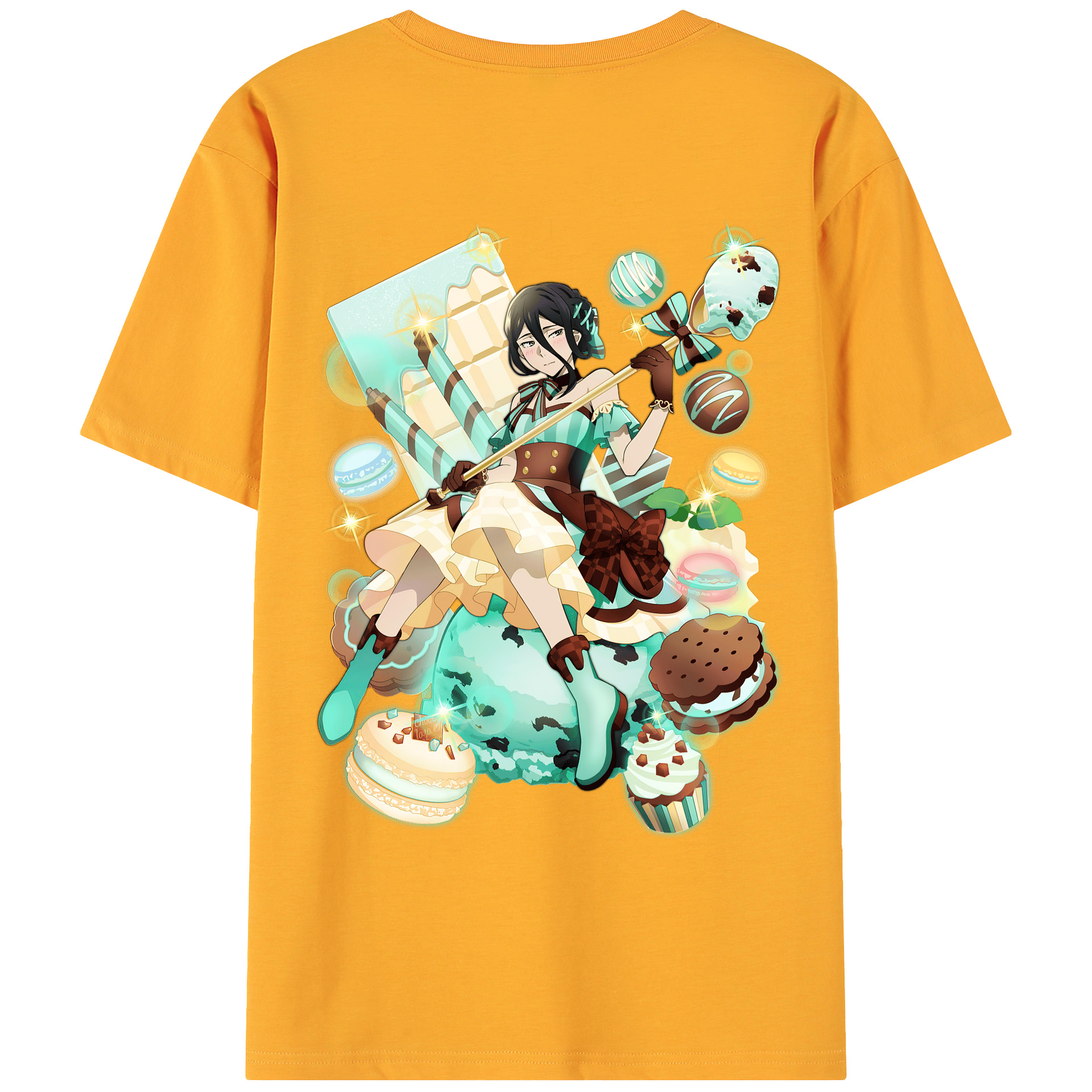 （画像用） 文豪ストレイドッグス Bungo Stray Dogs 綿100％ メンズ半袖Tシャツ（バックプリント） 通気性