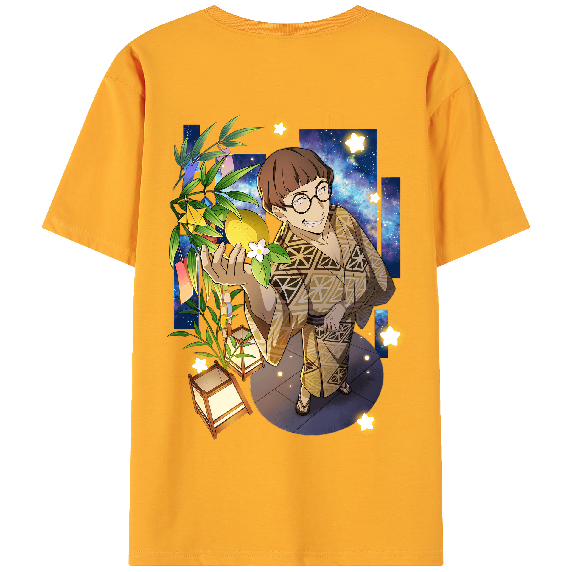（画像用） 文豪ストレイドッグス Bungo Stray Dogs 綿100％ メンズ半袖Tシャツ（バックプリント） 通気性