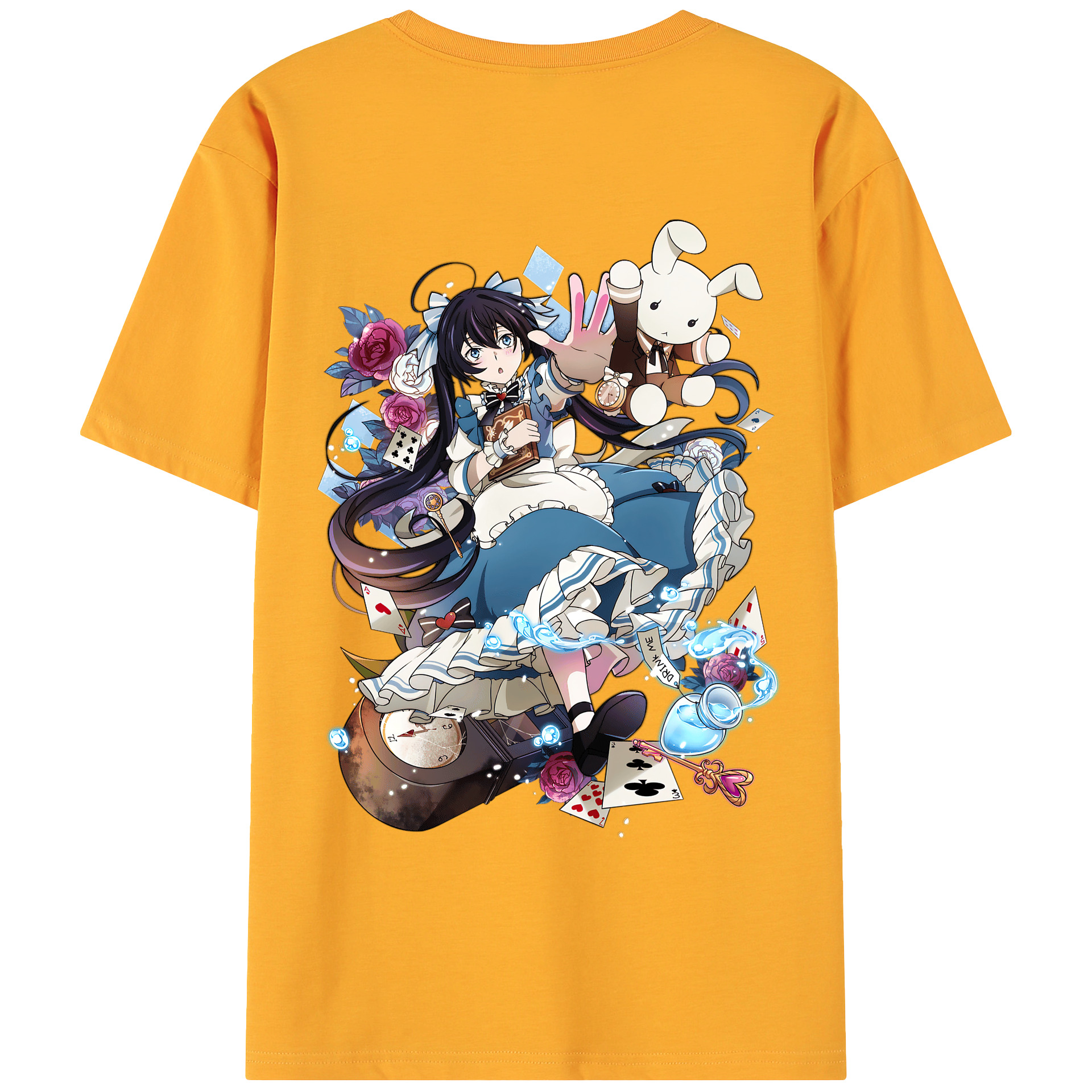 文豪ストレイドッグス Bungo Stray Dogs 綿100％ メンズ半袖Tシャツ（バックプリント） 通気性