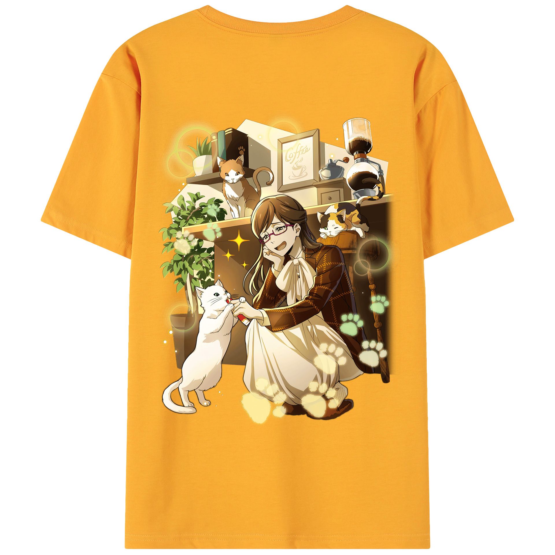 文豪ストレイドッグス Bungo Stray Dogs 綿100％ メンズ半袖Tシャツ（バックプリント） 通気性