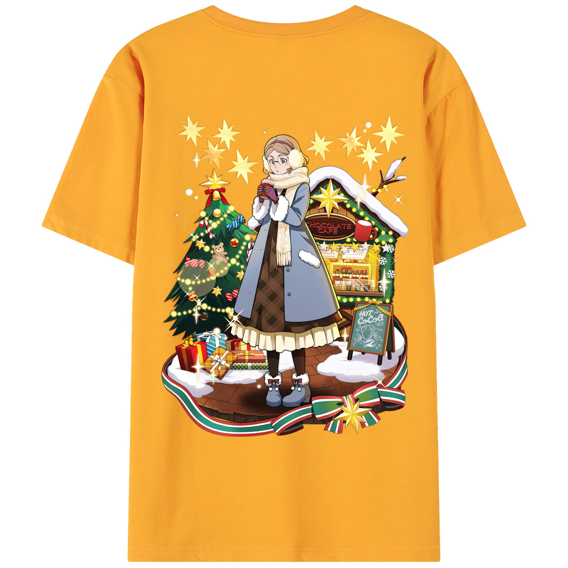 （画像用） 文豪ストレイドッグス Bungo Stray Dogs 綿100％ メンズ半袖Tシャツ（バックプリント） 通気性