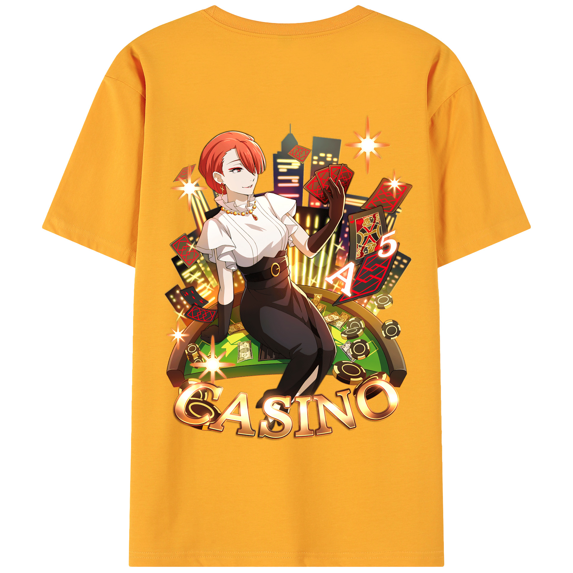 （画像用） 文豪ストレイドッグス Bungo Stray Dogs 綿100％ メンズ半袖Tシャツ（バックプリント） 通気性