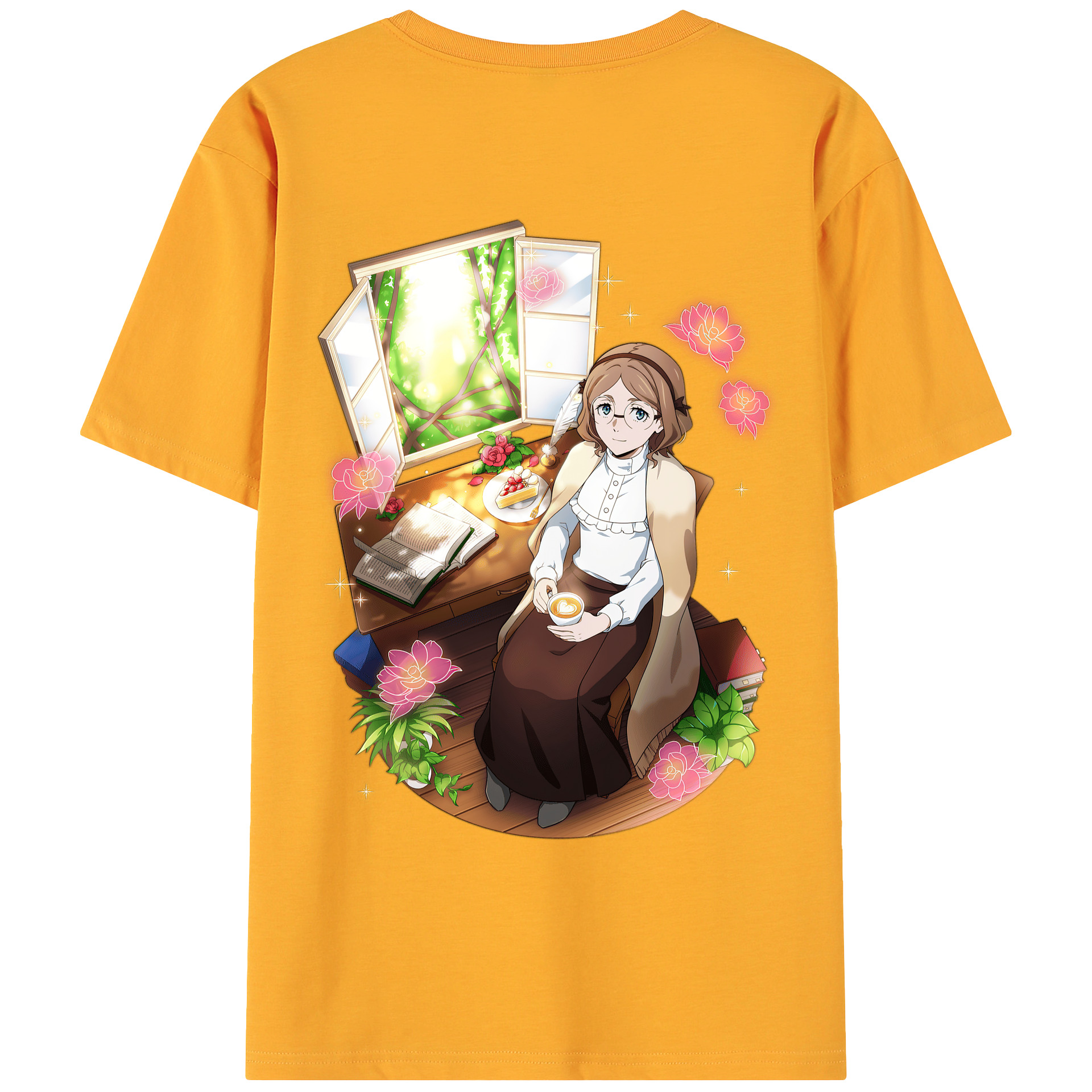 （画像用） 文豪ストレイドッグス Bungo Stray Dogs 綿100％ メンズ半袖Tシャツ（バックプリント） 通気性