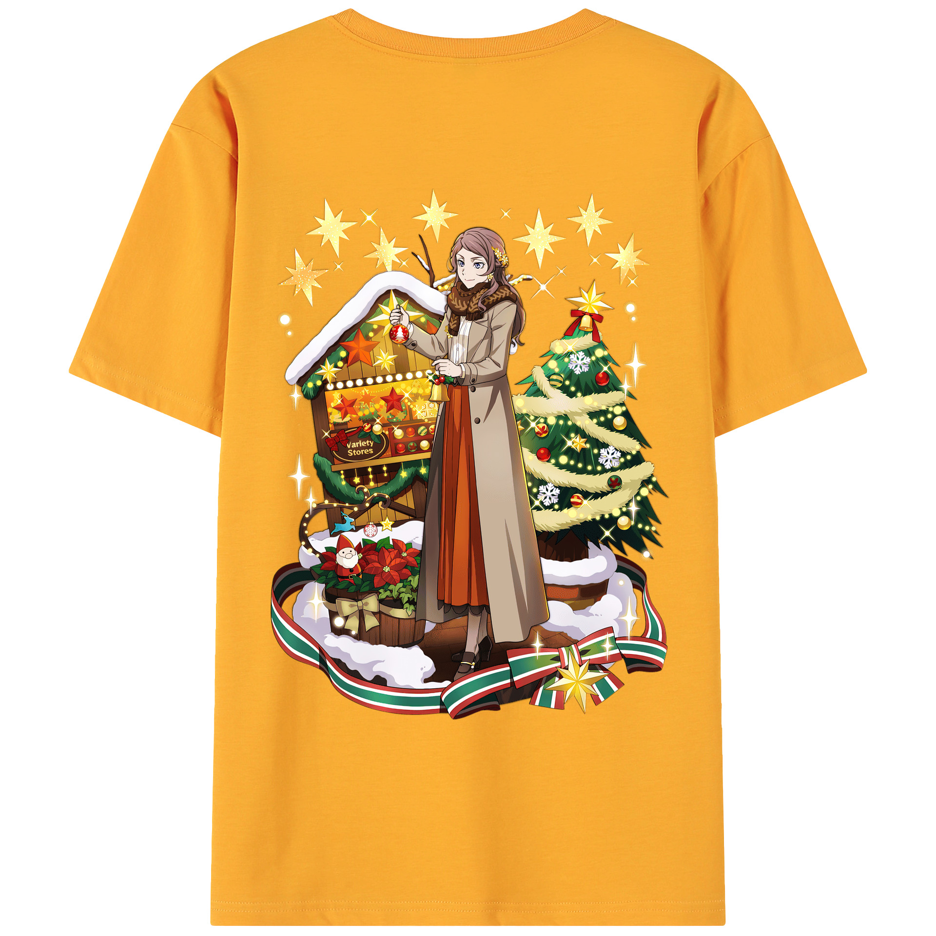 （画像用） 文豪ストレイドッグス Bungo Stray Dogs 綿100％ メンズ半袖Tシャツ（バックプリント） 通気性