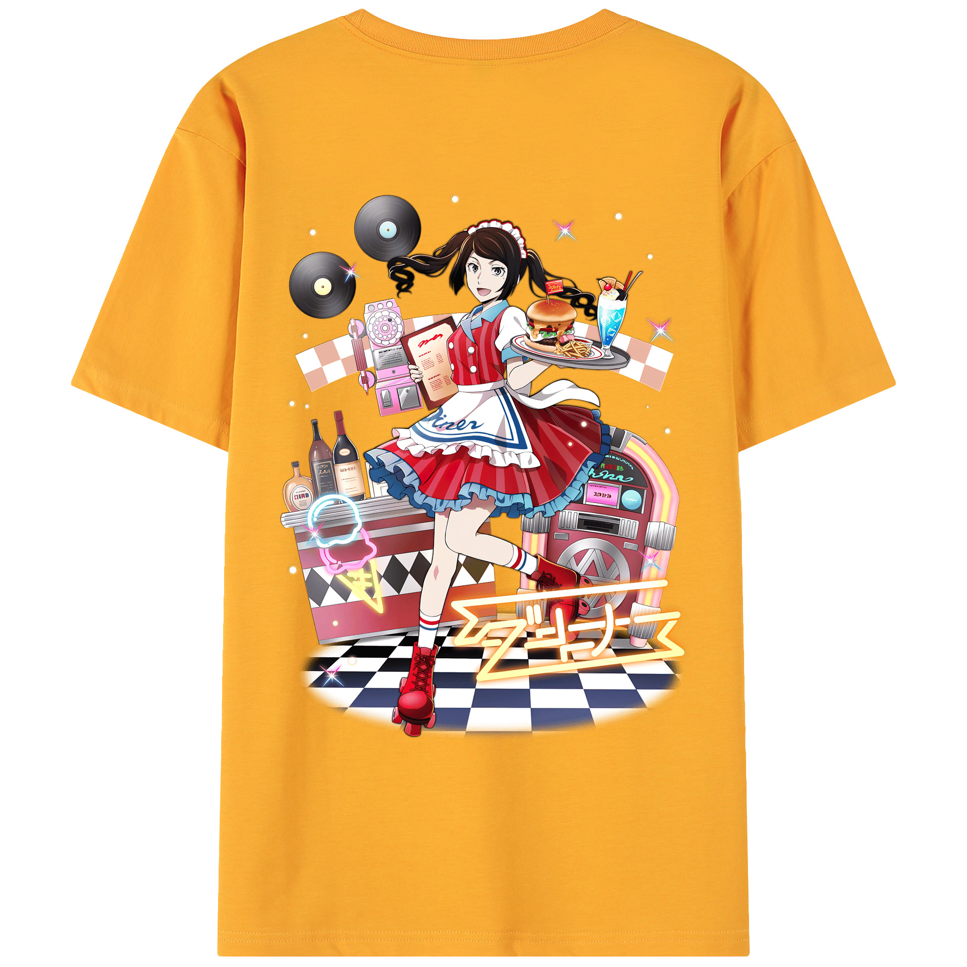（画像用） 文豪ストレイドッグス Bungo Stray Dogs 綿100％ メンズ半袖Tシャツ（バックプリント） 通気性