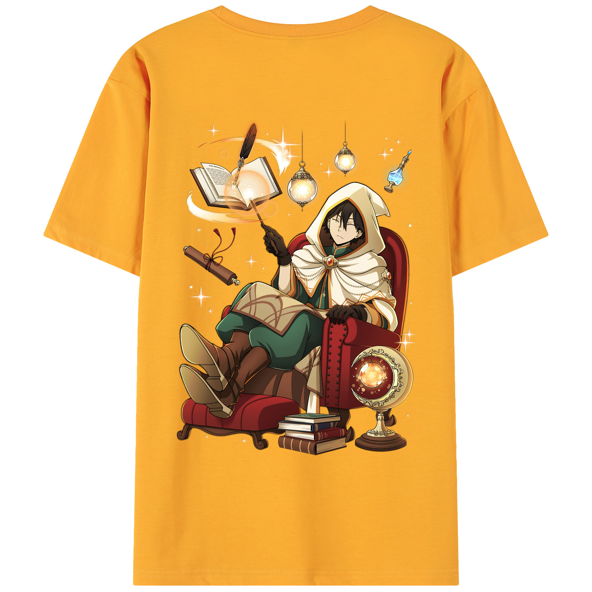（画像用） 文豪ストレイドッグス Bungo Stray Dogs 綿100％ メンズ半袖Tシャツ（バックプリント） 通気性