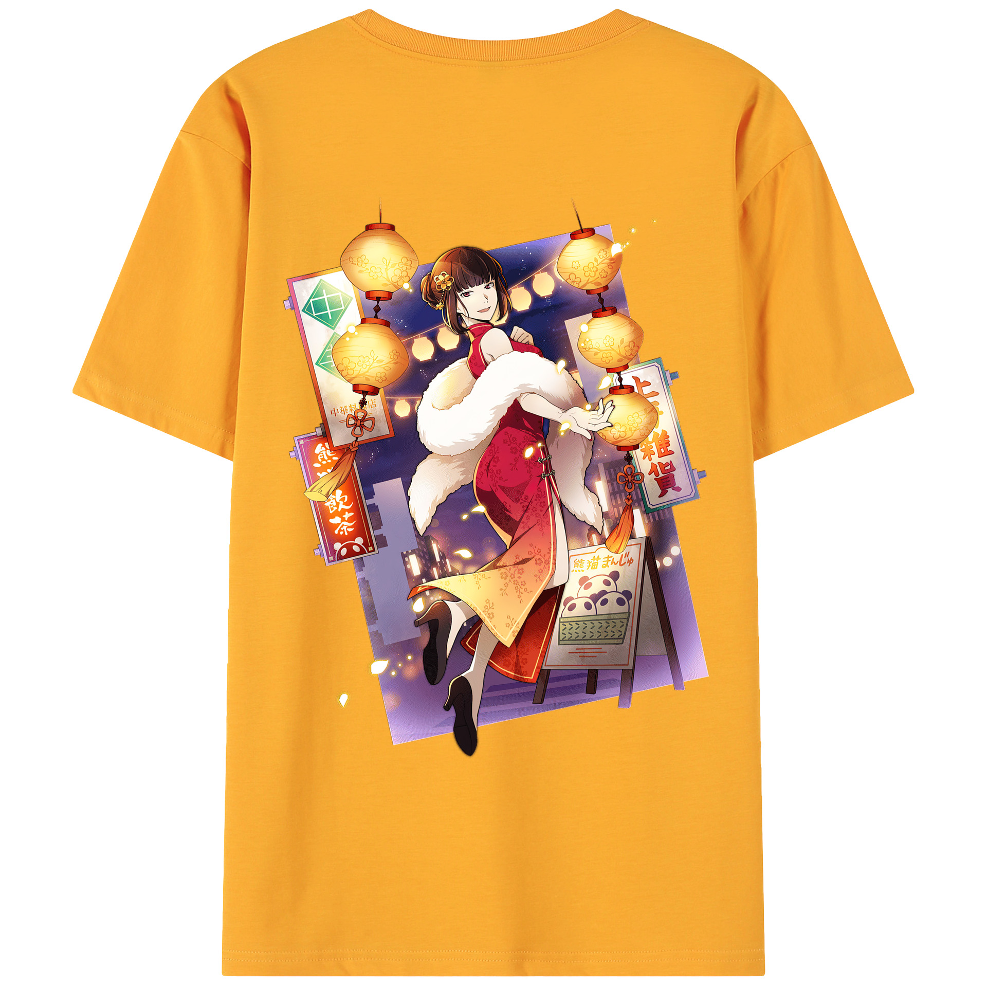 （画像用） 文豪ストレイドッグス Bungo Stray Dogs 綿100％ メンズ半袖Tシャツ（バックプリント） 通気性