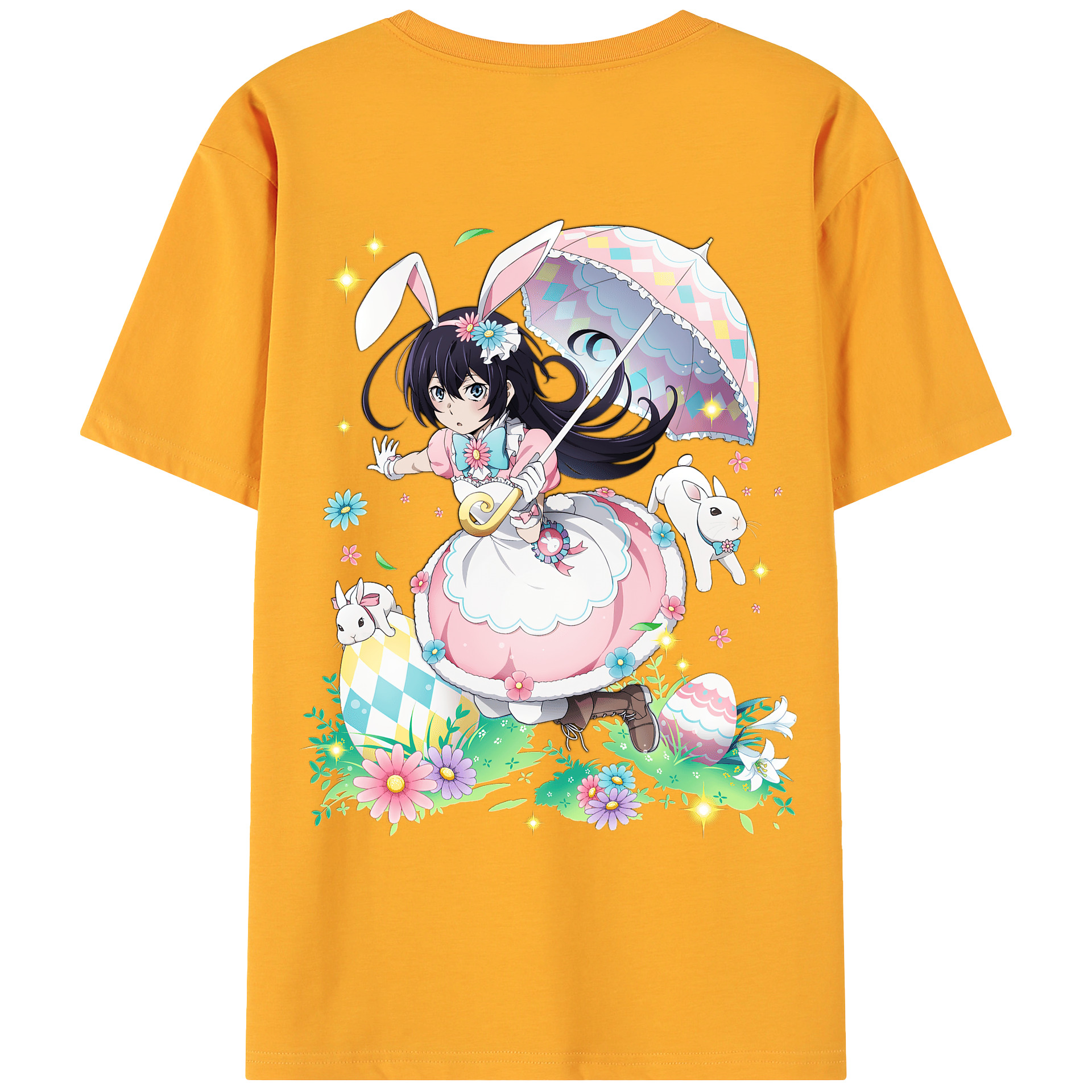 （画像用） 文豪ストレイドッグス Bungo Stray Dogs 綿100％ メンズ半袖Tシャツ（バックプリント） 通気性