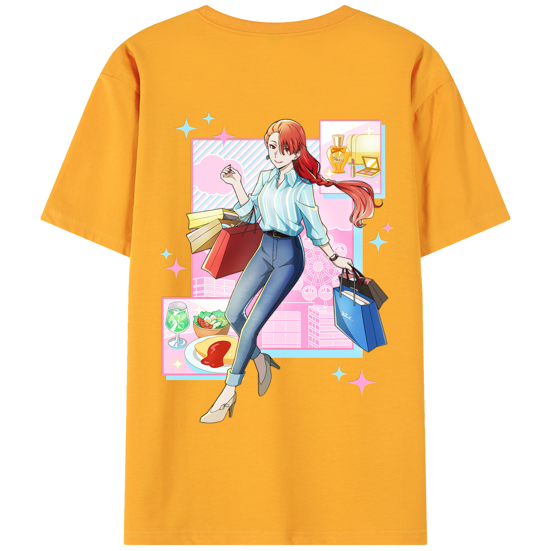 （画像用） 文豪ストレイドッグス Bungo Stray Dogs 綿100％ メンズ半袖Tシャツ（バックプリント） 通気性