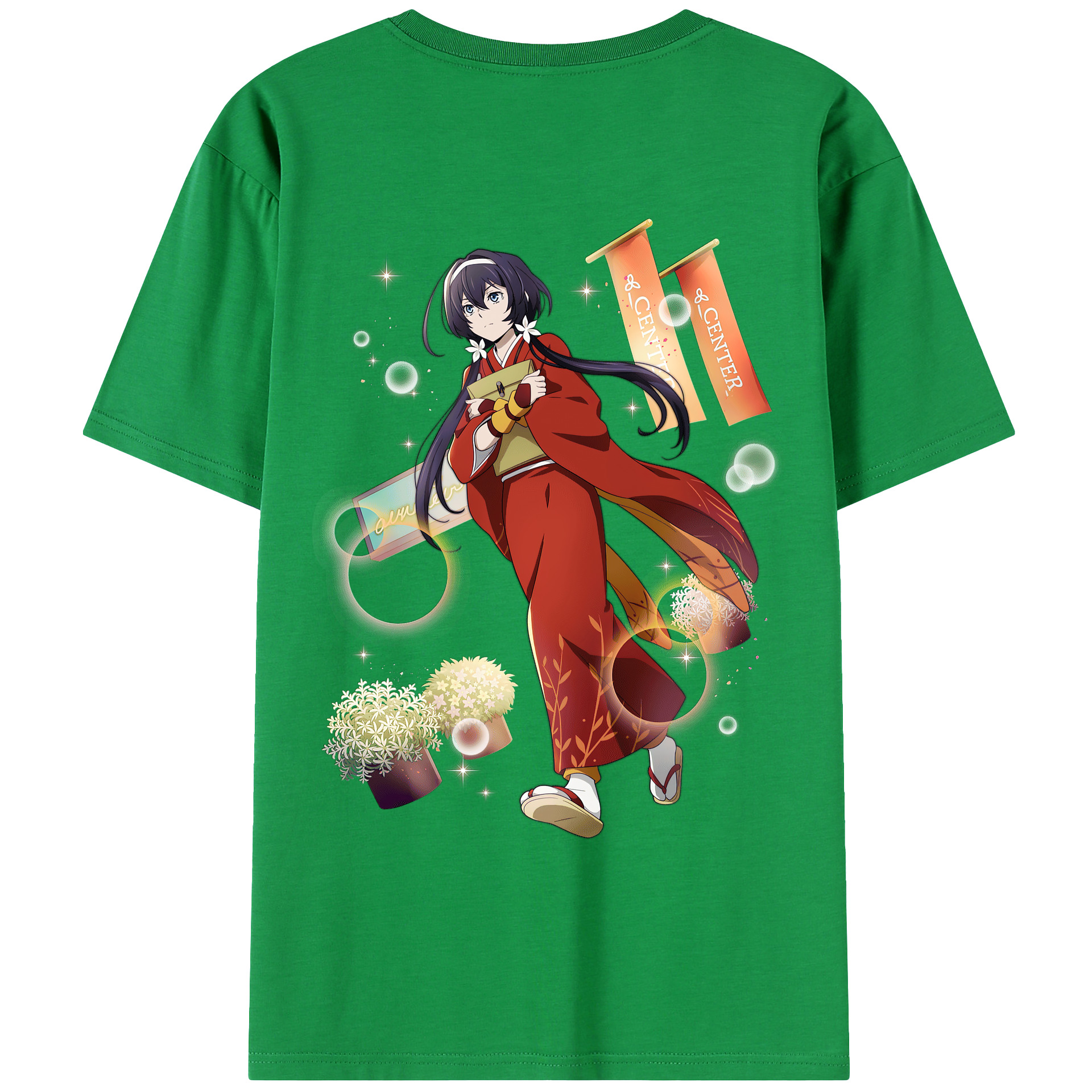 （画像用） 文豪ストレイドッグス Bungo Stray Dogs 綿100％ メンズ半袖Tシャツ（バックプリント） 通気性