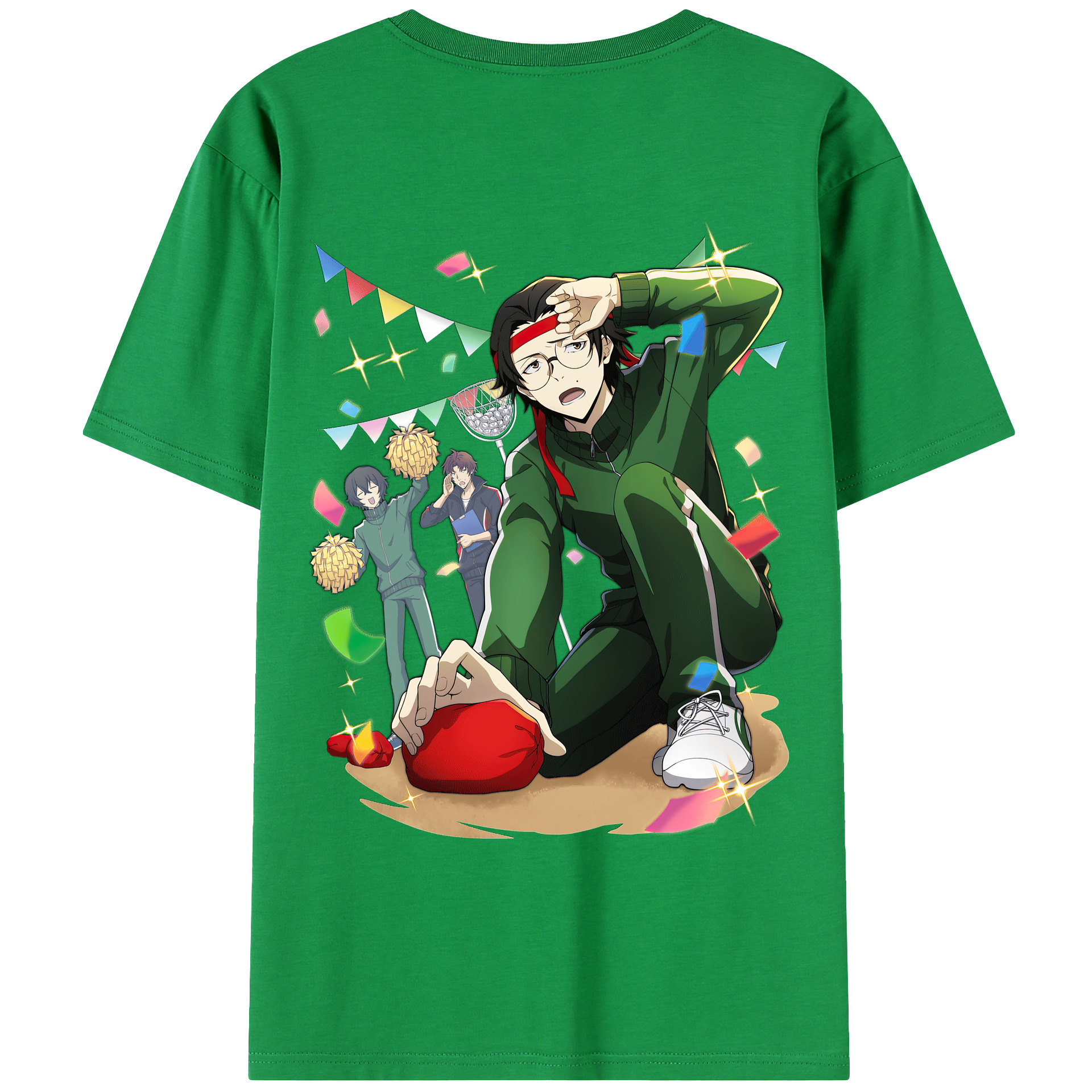 （画像用） 文豪ストレイドッグス Bungo Stray Dogs 綿100％ メンズ半袖Tシャツ（バックプリント） 通気性