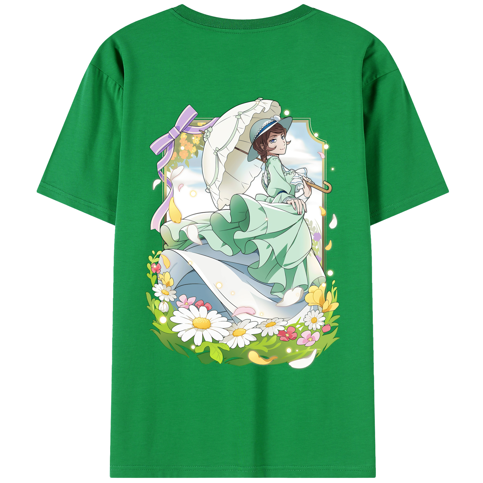（画像用） 文豪ストレイドッグス Bungo Stray Dogs 綿100％ メンズ半袖Tシャツ（バックプリント） 通気性