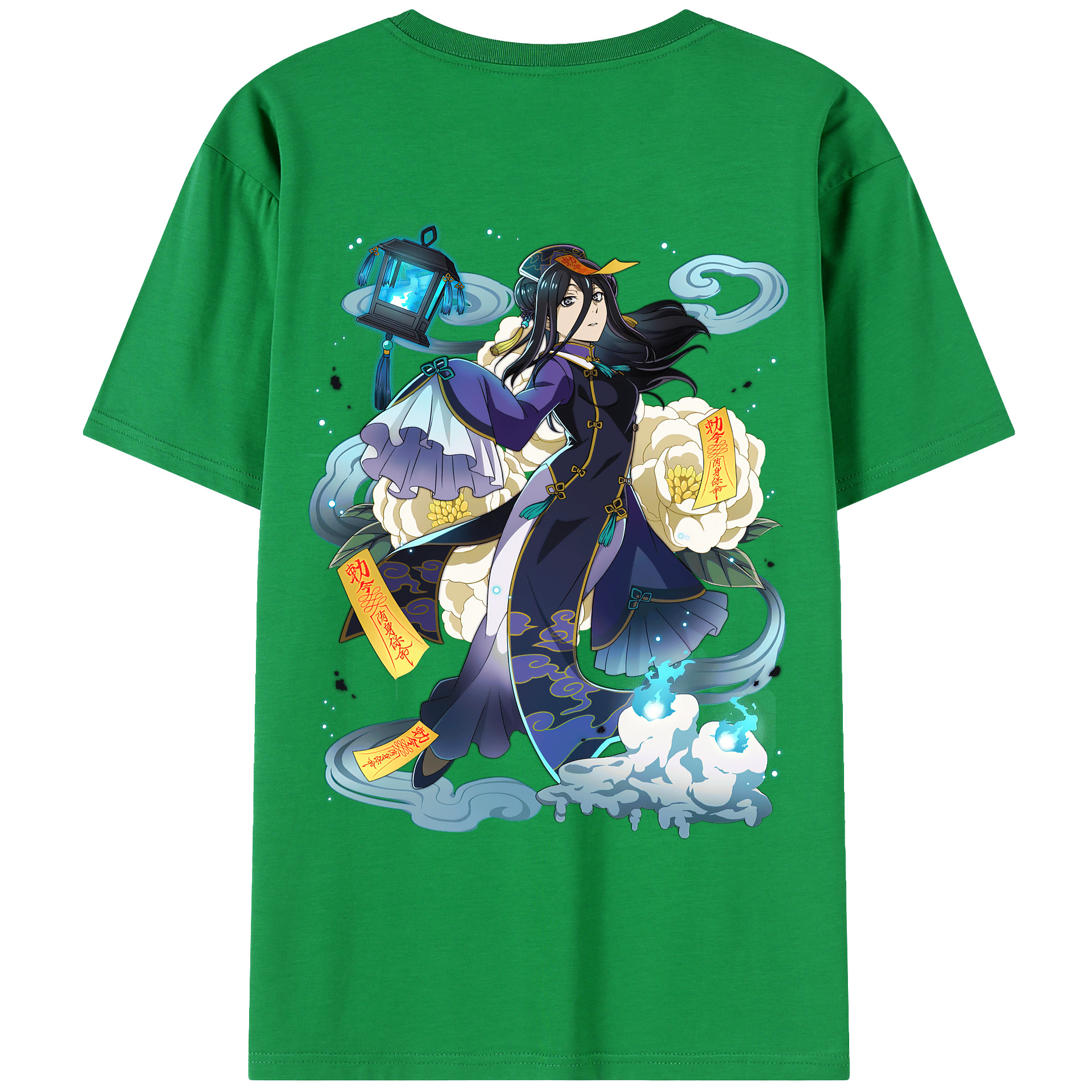 （画像用） 文豪ストレイドッグス Bungo Stray Dogs 綿100％ メンズ半袖Tシャツ（バックプリント） 通気性