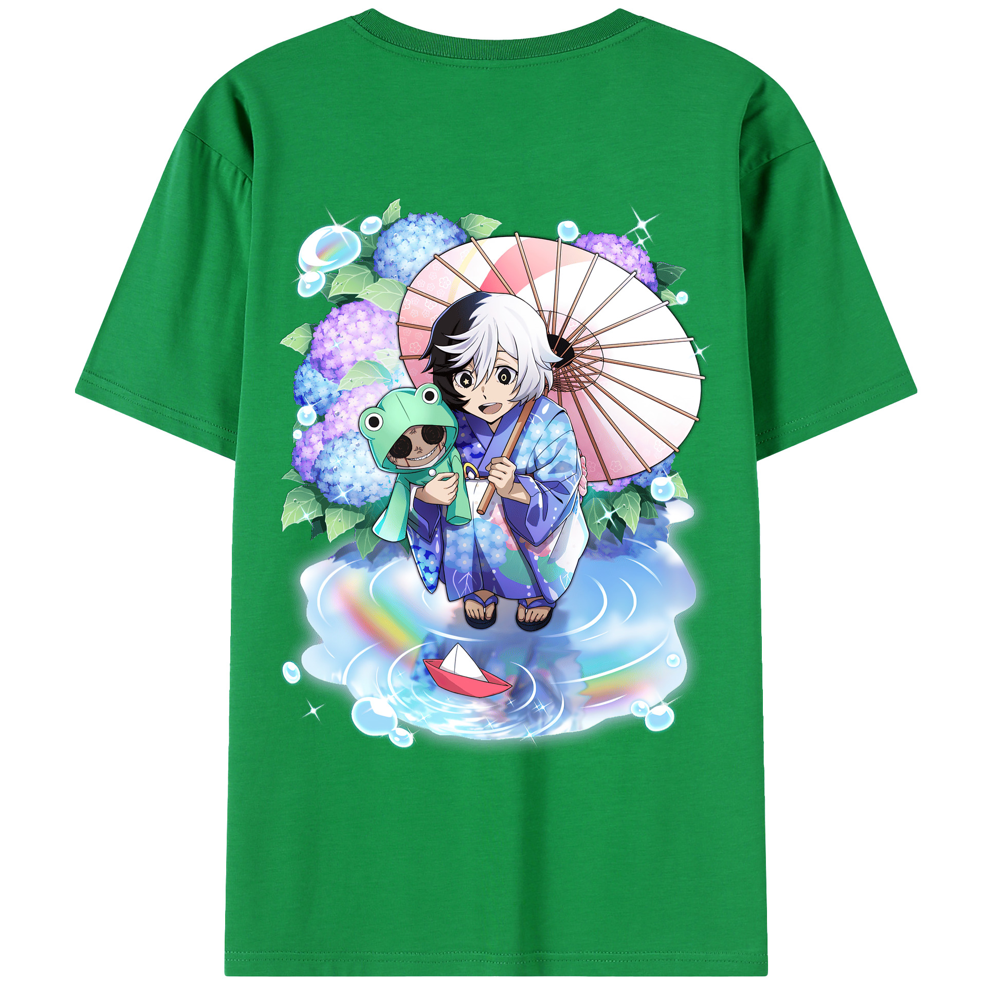 （画像用） 文豪ストレイドッグス Bungo Stray Dogs 綿100％ メンズ半袖Tシャツ（バックプリント） 通気性