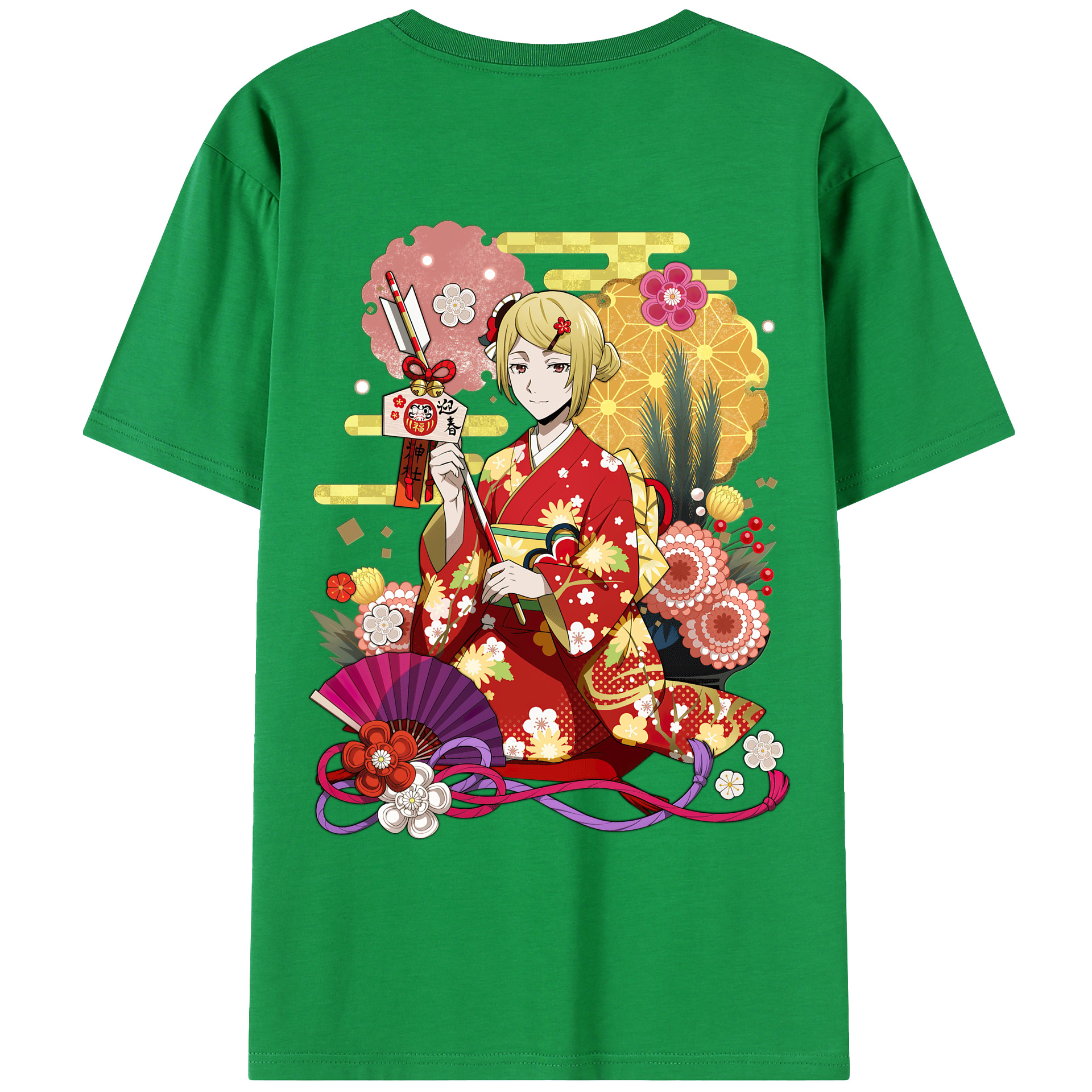 （画像用） 文豪ストレイドッグス Bungo Stray Dogs 綿100％ メンズ半袖Tシャツ（バックプリント） 通気性