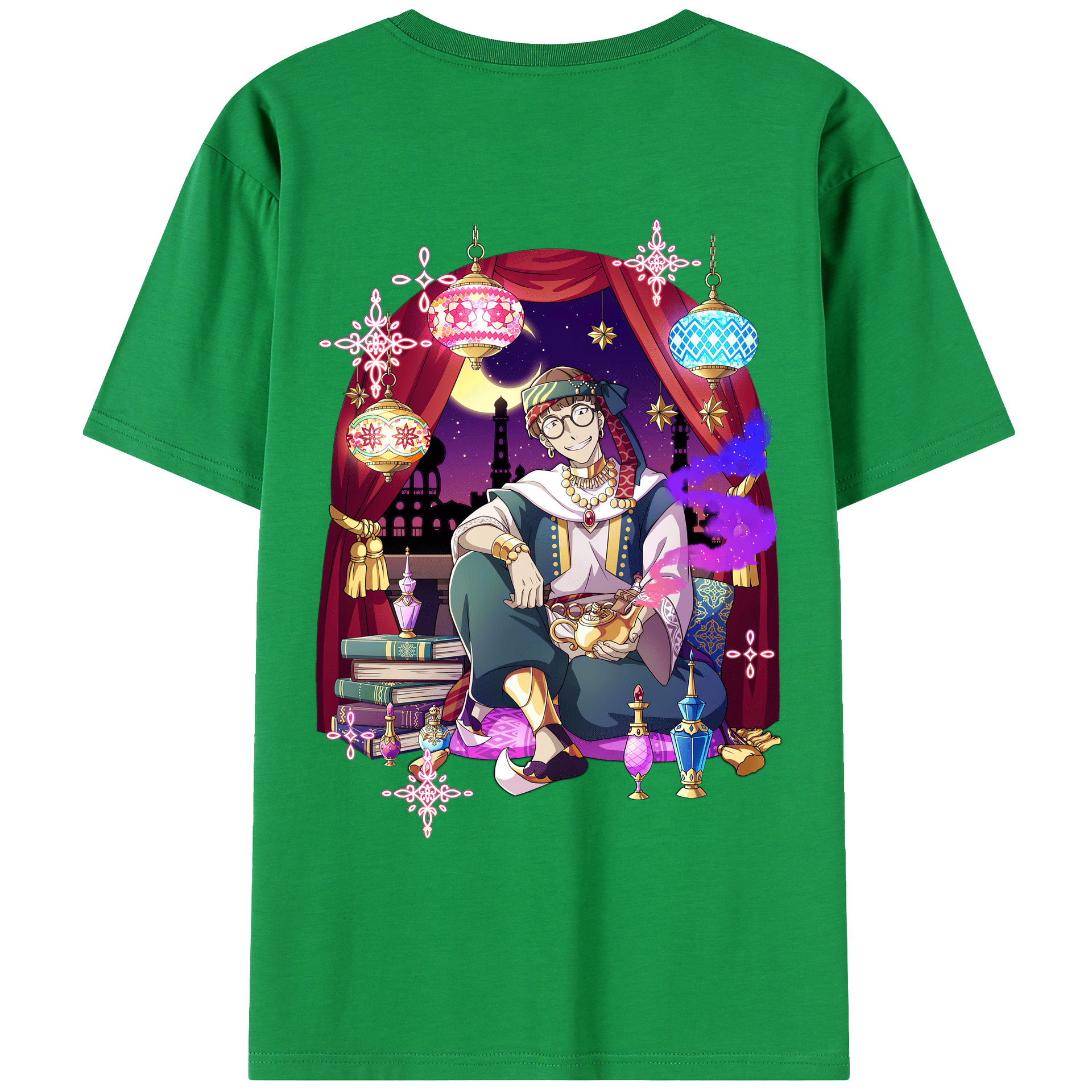 （画像用） 文豪ストレイドッグス Bungo Stray Dogs 綿100％ メンズ半袖Tシャツ（バックプリント） 通気性