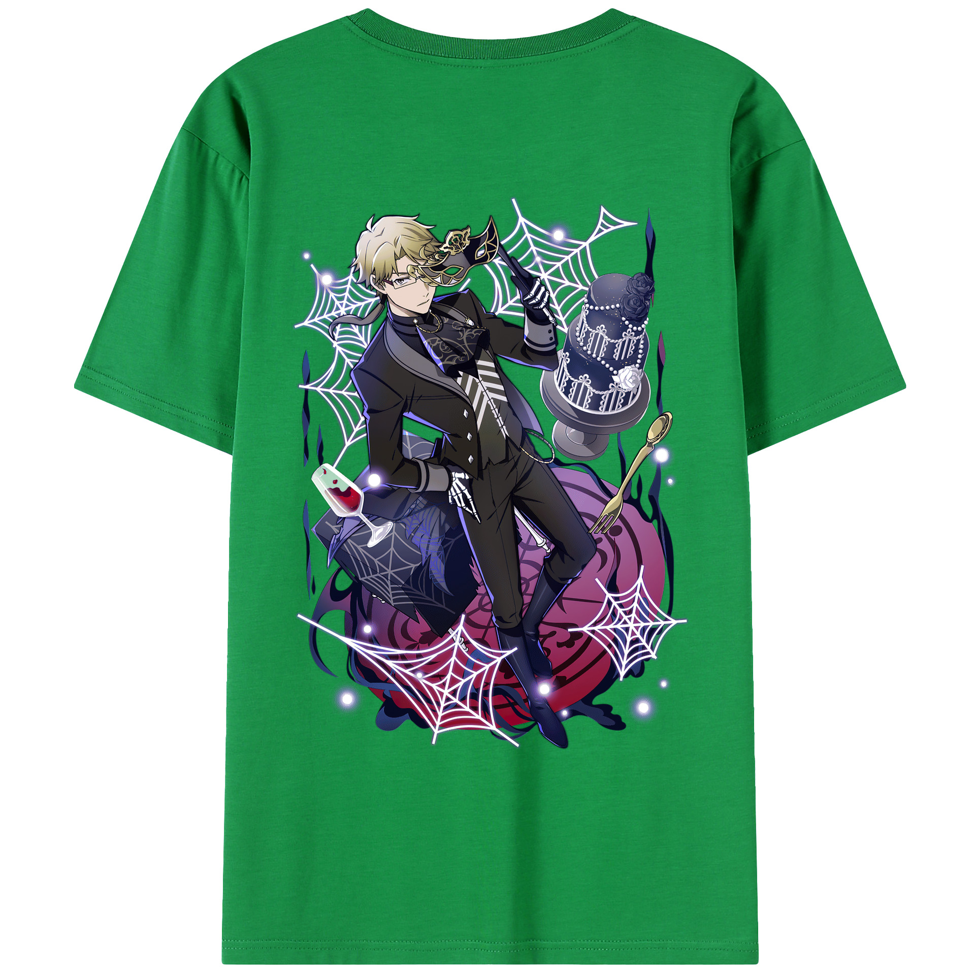 （画像用） 文豪ストレイドッグス Bungo Stray Dogs 綿100％ メンズ半袖Tシャツ（バックプリント） 通気性