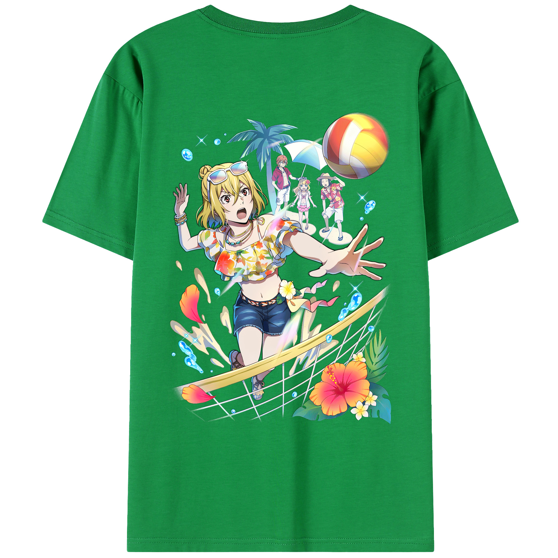 （画像用） 文豪ストレイドッグス Bungo Stray Dogs 綿100％ メンズ半袖Tシャツ（バックプリント） 通気性
