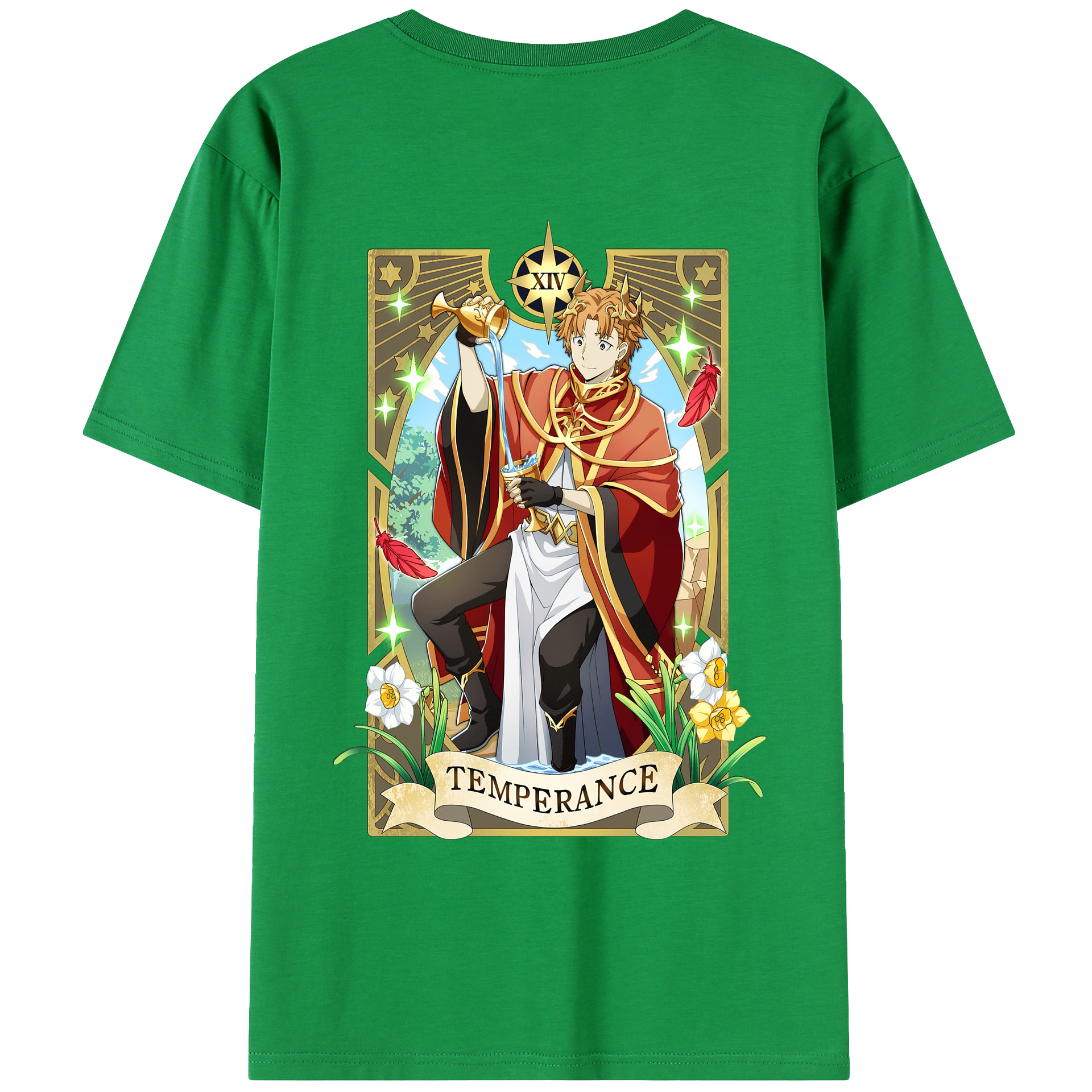 （画像用） 文豪ストレイドッグス Bungo Stray Dogs 綿100％ メンズ半袖Tシャツ（バックプリント） 通気性