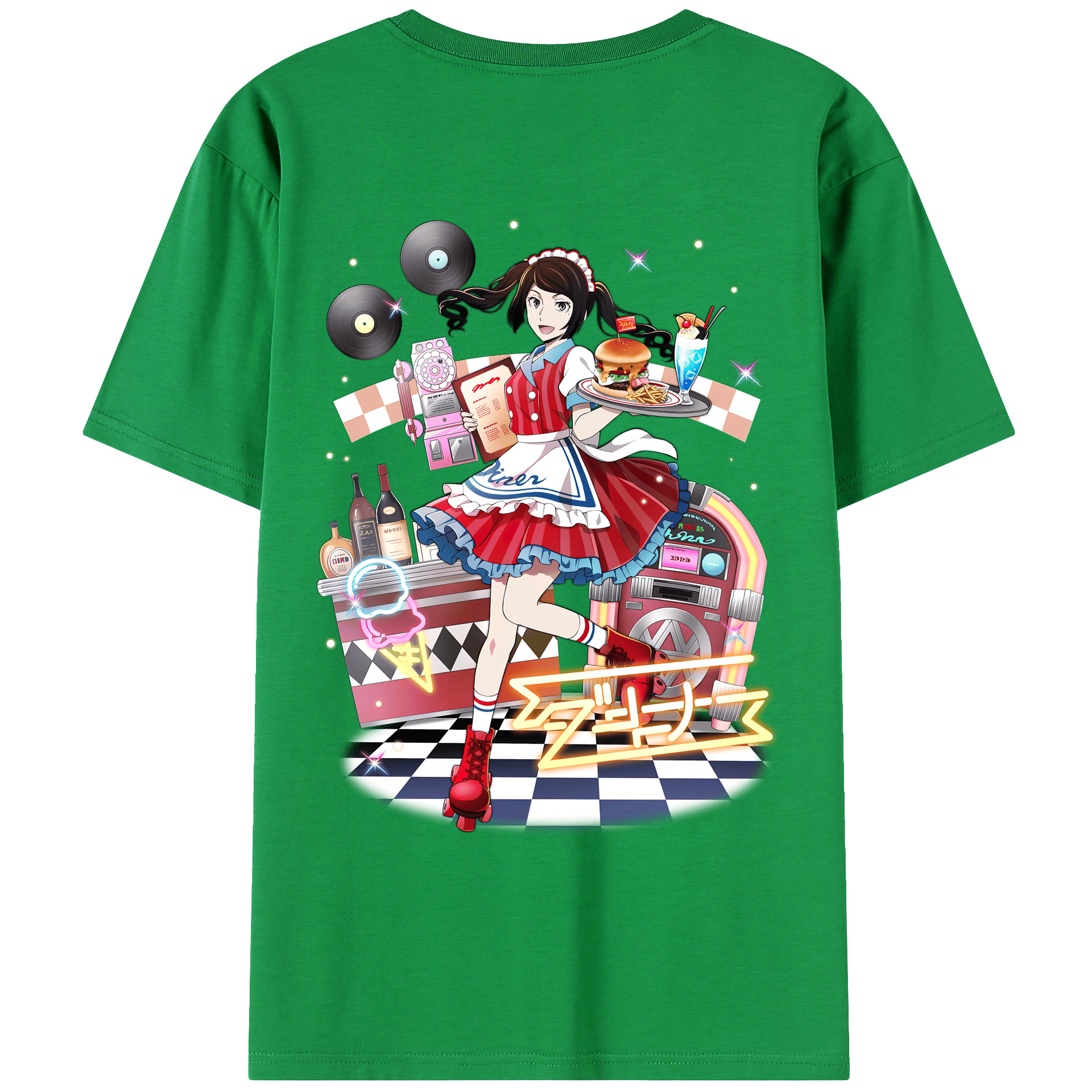（画像用） 文豪ストレイドッグス Bungo Stray Dogs 綿100％ メンズ半袖Tシャツ（バックプリント） 通気性