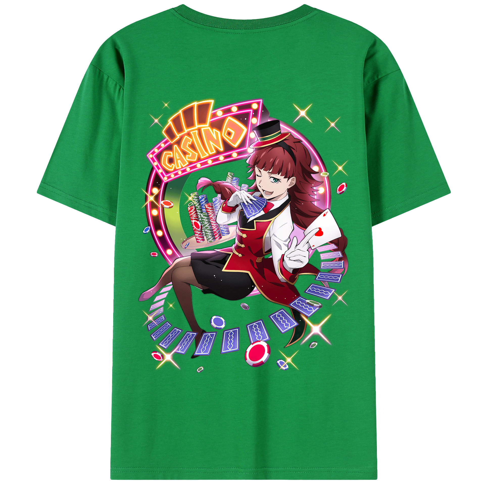 （画像用） 文豪ストレイドッグス Bungo Stray Dogs 綿100％ メンズ半袖Tシャツ（バックプリント） 通気性