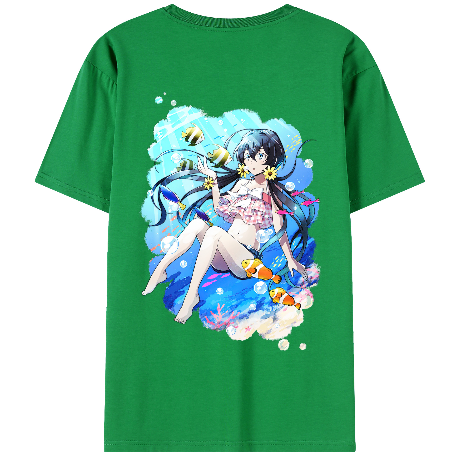 （画像用） 文豪ストレイドッグス Bungo Stray Dogs 綿100％ メンズ半袖Tシャツ（バックプリント） 通気性