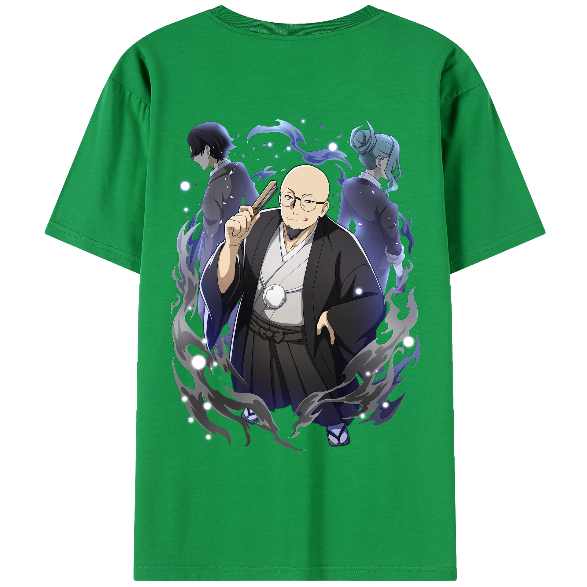 （画像用） 文豪ストレイドッグス Bungo Stray Dogs 綿100％ メンズ半袖Tシャツ（バックプリント） 通気性