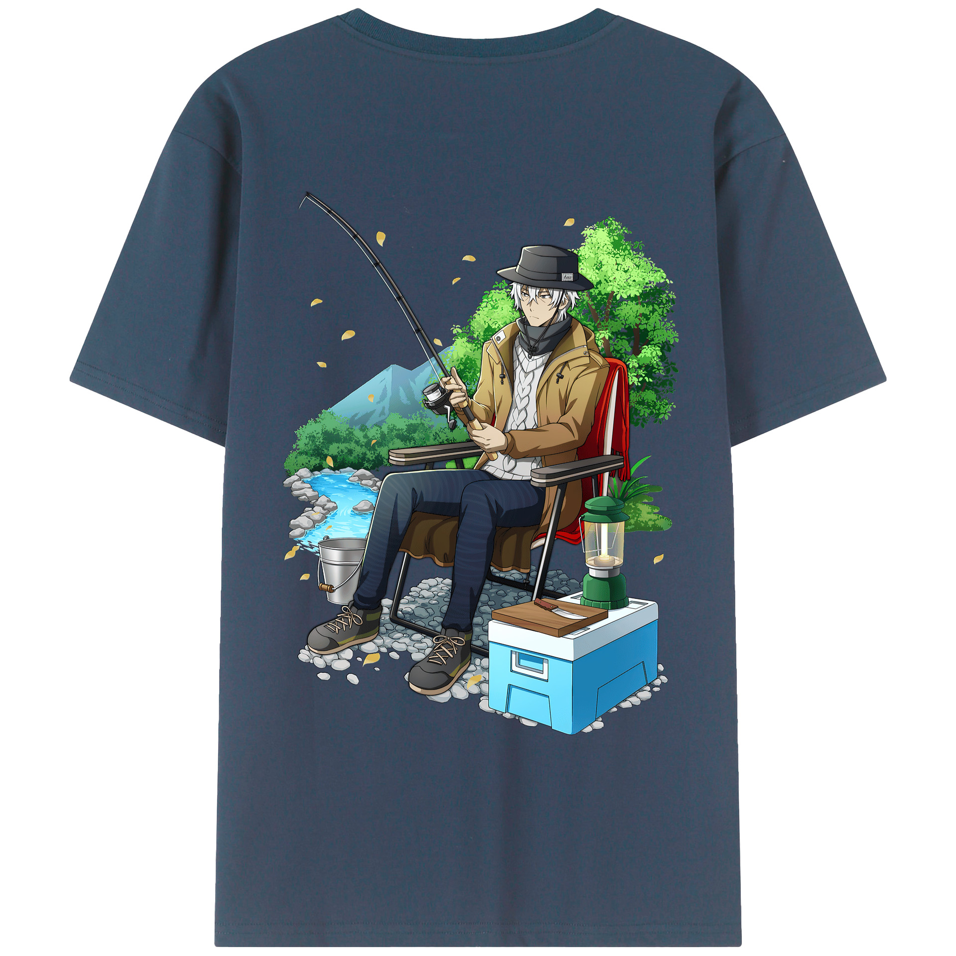 （画像用） 文豪ストレイドッグス Bungo Stray Dogs 綿100％ メンズ半袖Tシャツ（バックプリント） 通気性