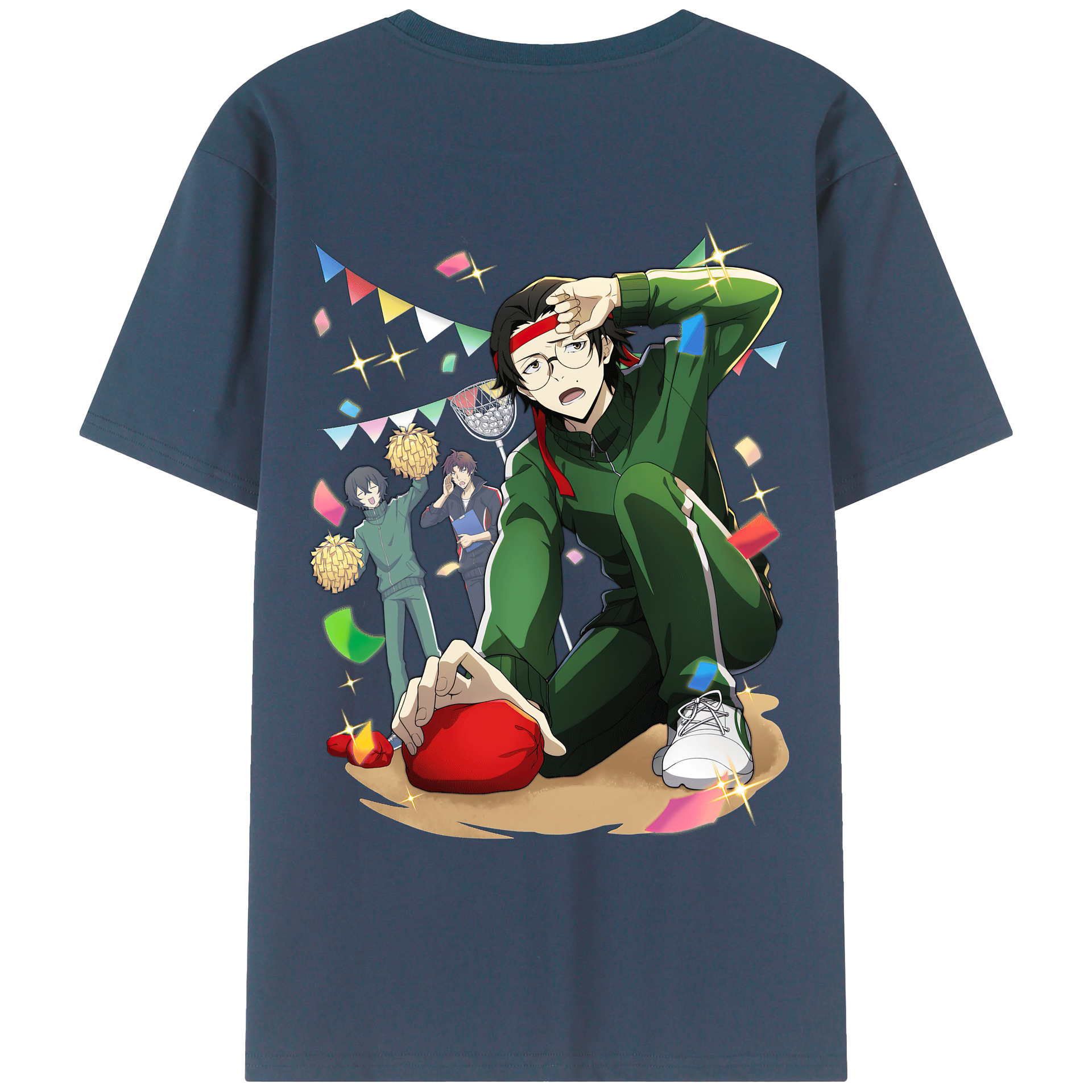 （画像用） 文豪ストレイドッグス Bungo Stray Dogs 綿100％ メンズ半袖Tシャツ（バックプリント） 通気性