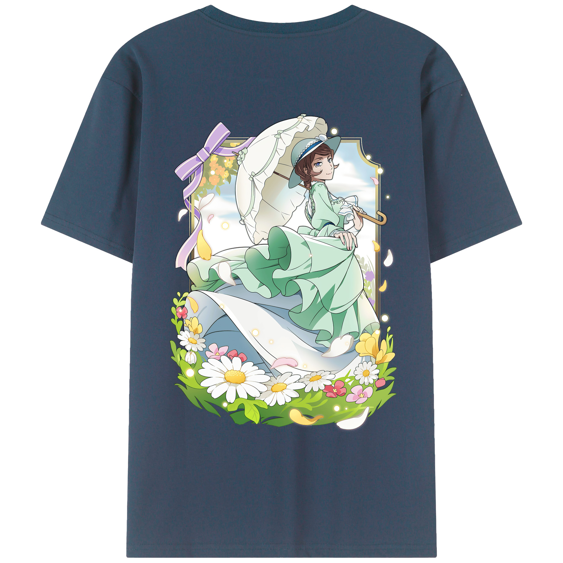 （画像用） 文豪ストレイドッグス Bungo Stray Dogs 綿100％ メンズ半袖Tシャツ（バックプリント） 通気性