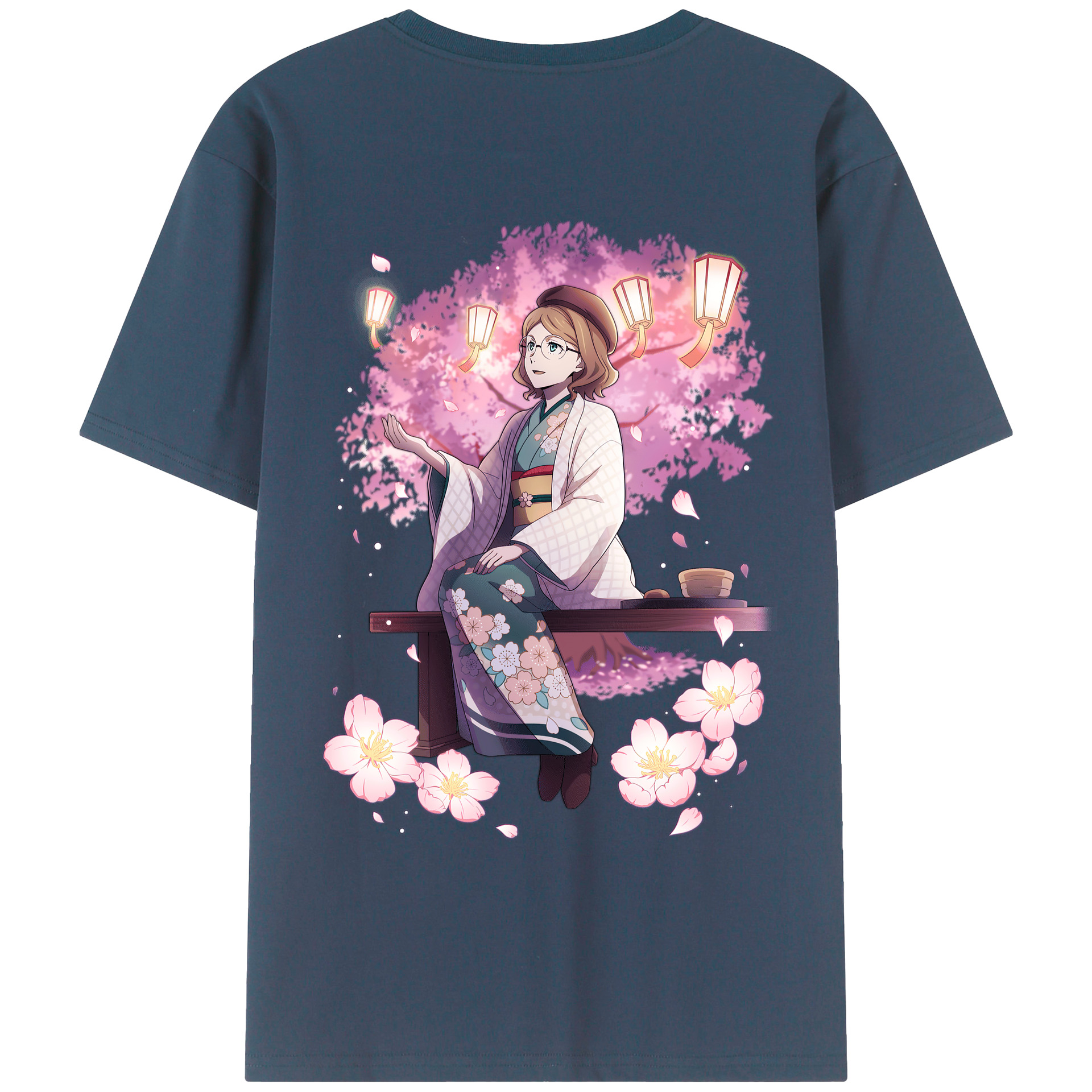 （画像用） 文豪ストレイドッグス Bungo Stray Dogs 綿100％ メンズ半袖Tシャツ（バックプリント） 通気性