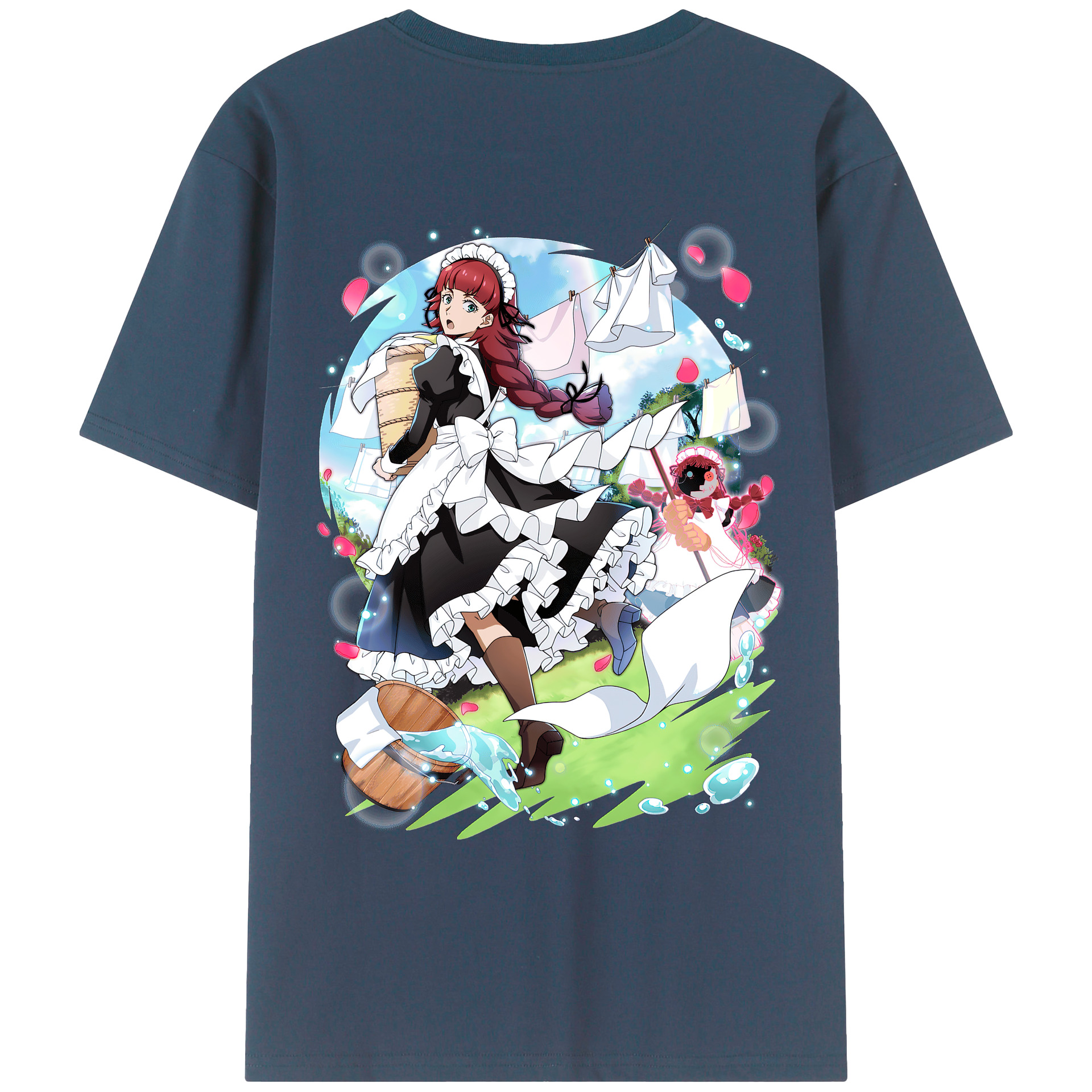 （画像用） 文豪ストレイドッグス Bungo Stray Dogs 綿100％ メンズ半袖Tシャツ（バックプリント） 通気性
