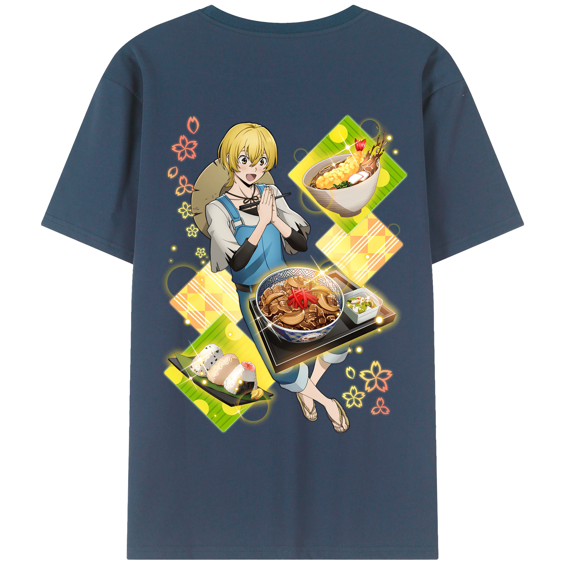 （画像用） 文豪ストレイドッグス Bungo Stray Dogs 綿100％ メンズ半袖Tシャツ（バックプリント） 通気性