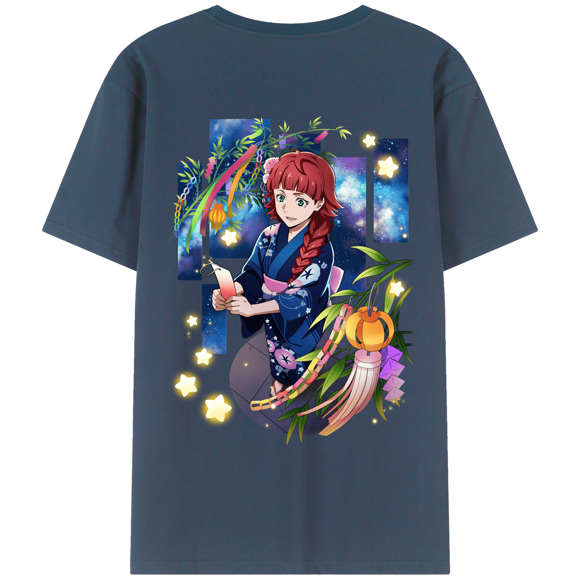 （画像用） 文豪ストレイドッグス Bungo Stray Dogs 綿100％ メンズ半袖Tシャツ（バックプリント） 通気性