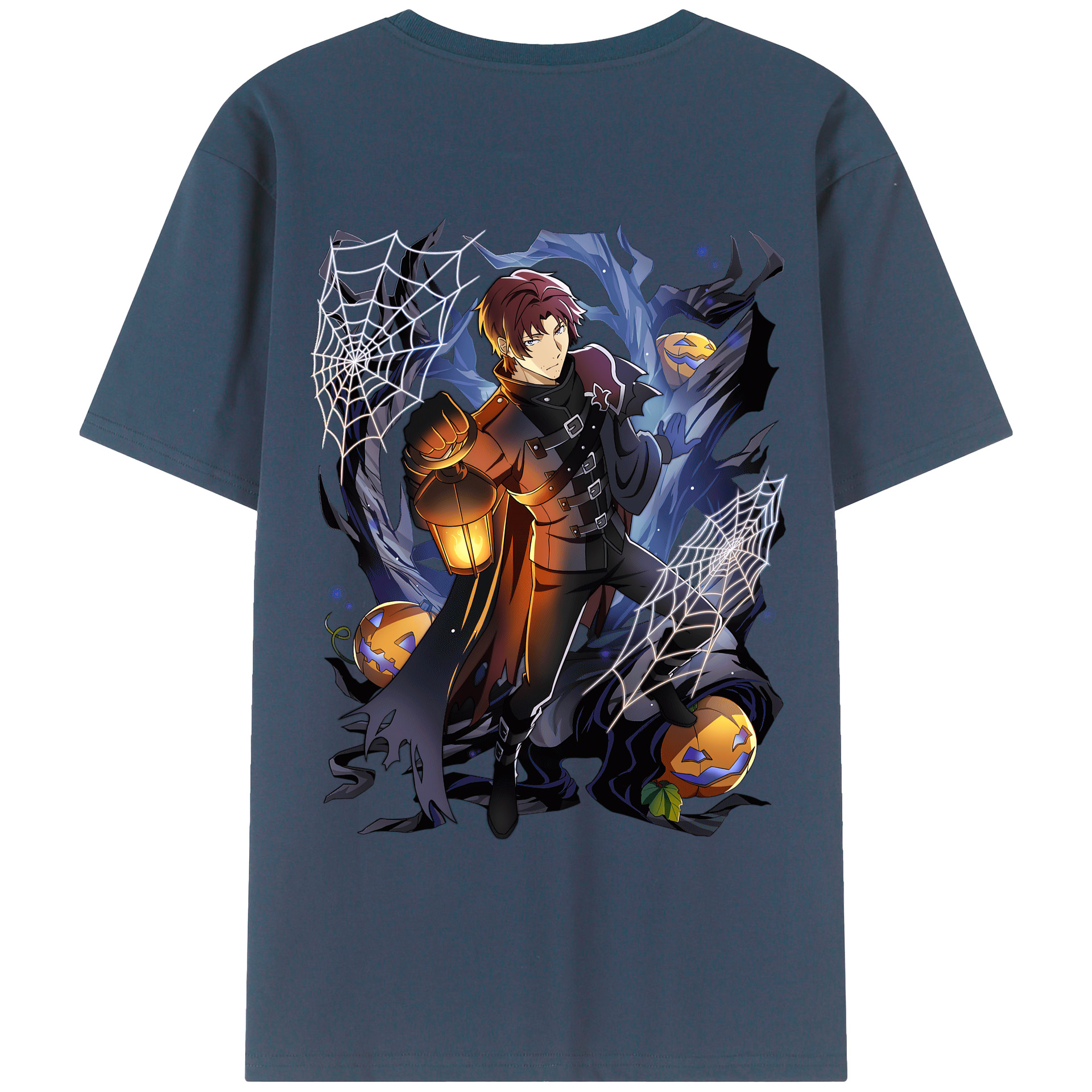 （画像用） 文豪ストレイドッグス Bungo Stray Dogs 綿100％ メンズ半袖Tシャツ（バックプリント） 通気性