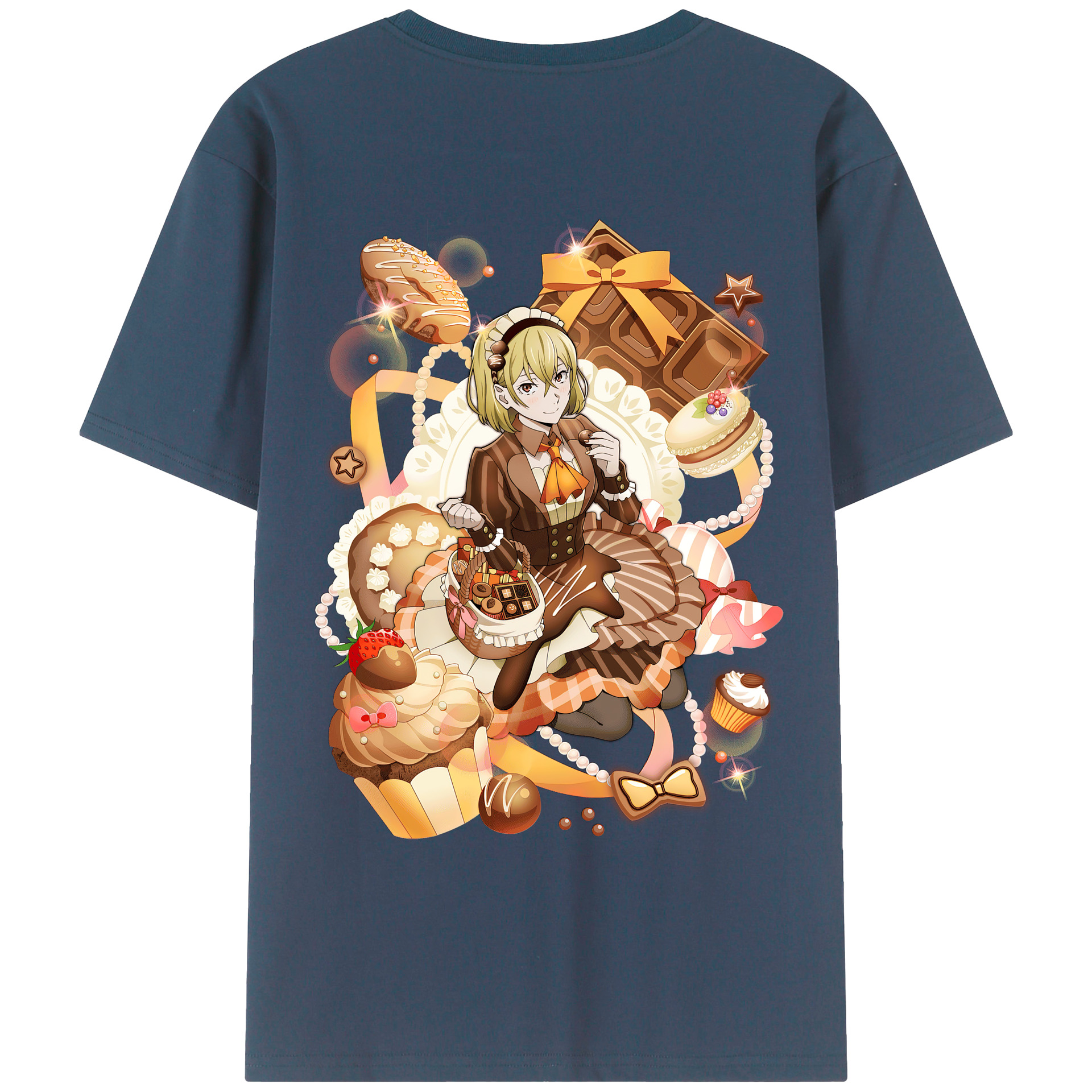 （画像用） 文豪ストレイドッグス Bungo Stray Dogs 綿100％ メンズ半袖Tシャツ（バックプリント） 通気性