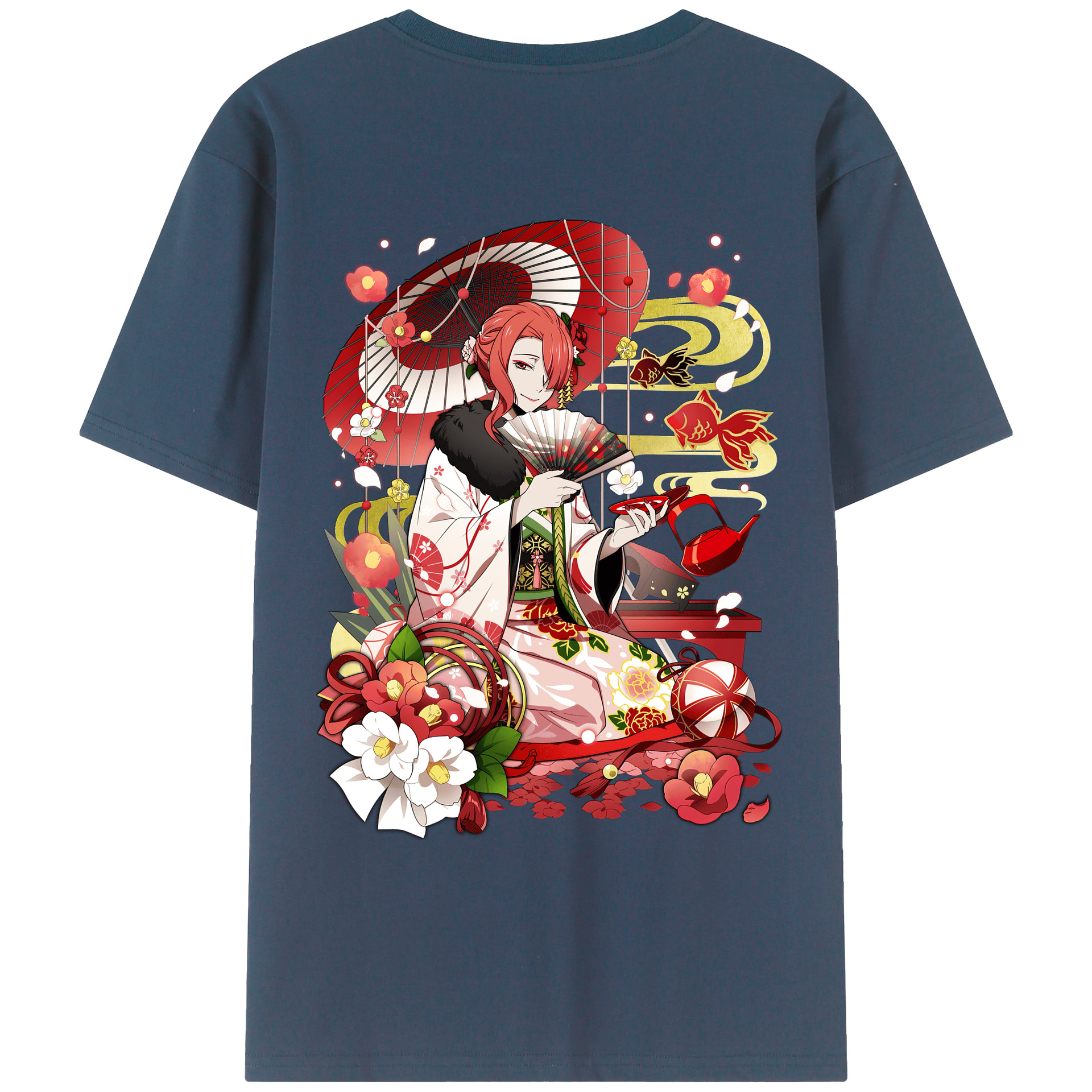 （画像用） 文豪ストレイドッグス Bungo Stray Dogs 綿100％ メンズ半袖Tシャツ（バックプリント） 通気性