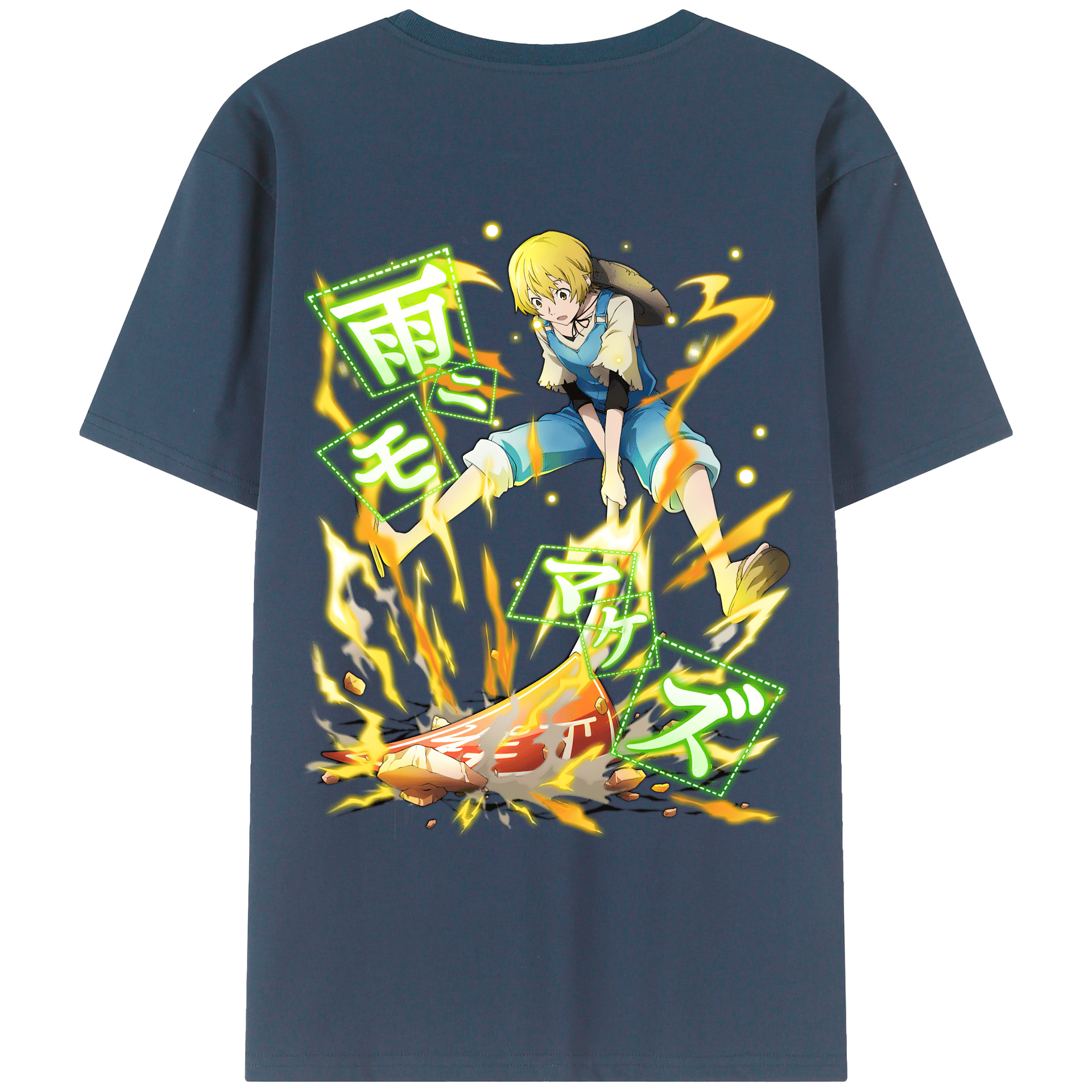 （画像用） 文豪ストレイドッグス Bungo Stray Dogs 綿100％ メンズ半袖Tシャツ（バックプリント） 通気性