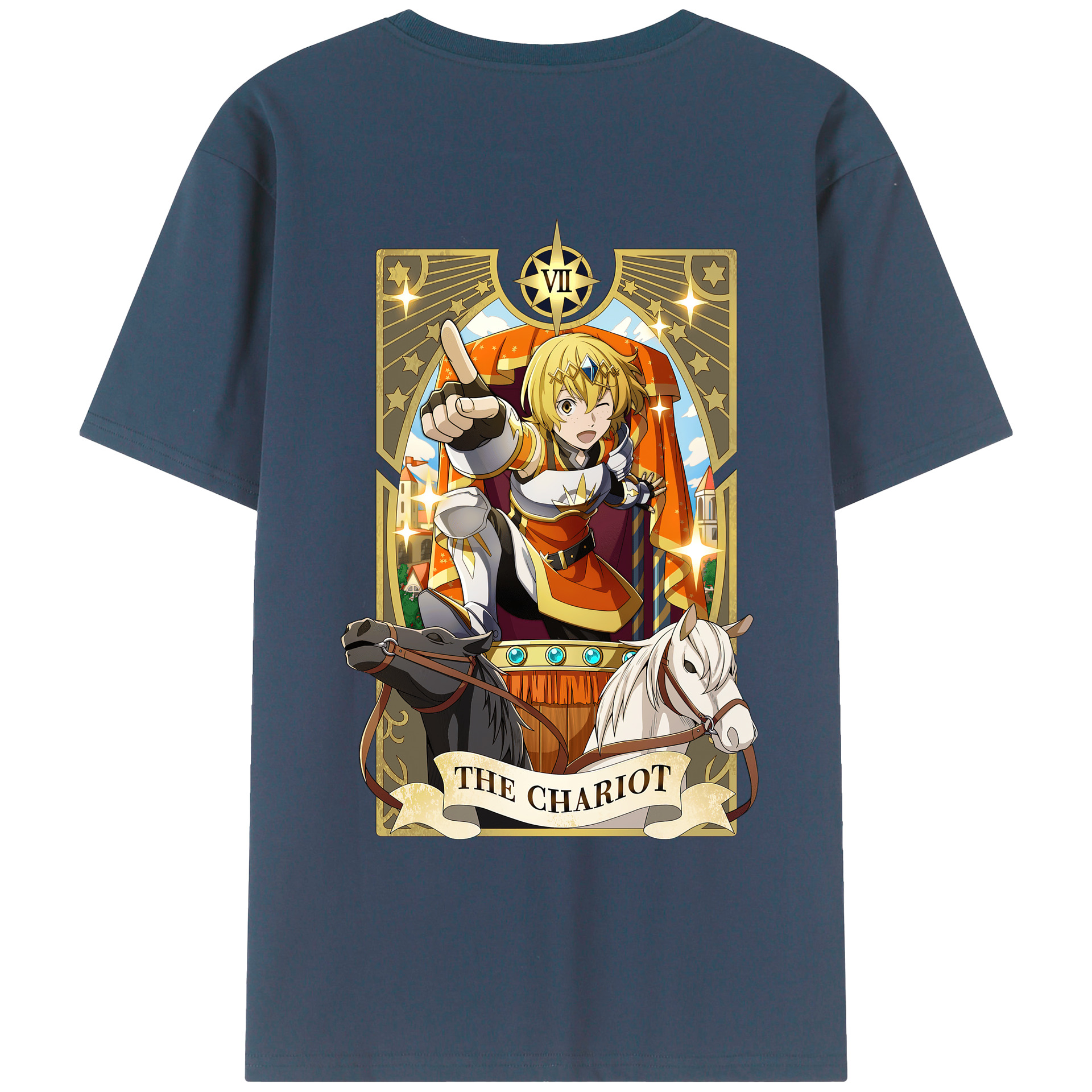 （画像用） 文豪ストレイドッグス Bungo Stray Dogs 綿100％ メンズ半袖Tシャツ（バックプリント） 通気性
